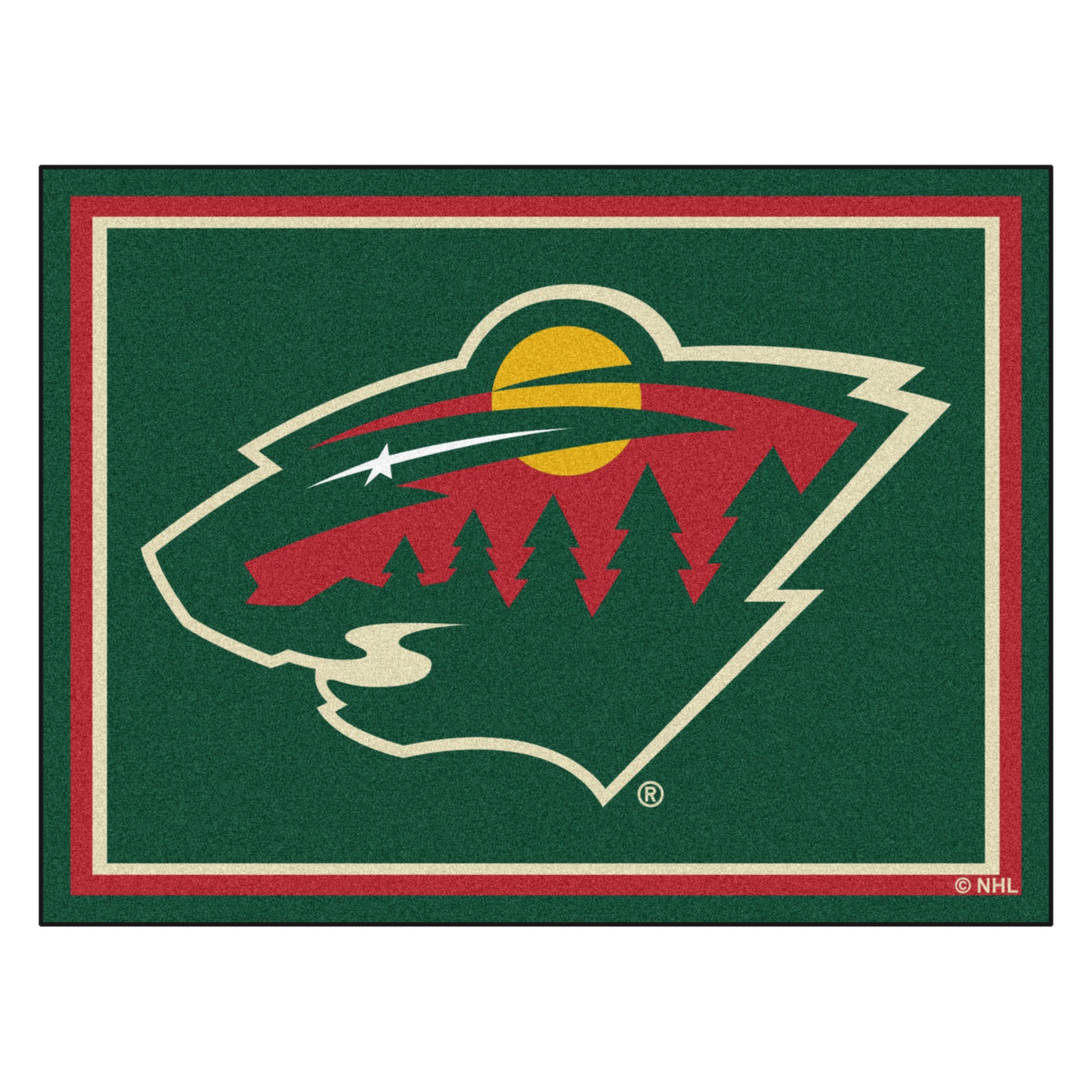 NHL - Minnesota Wild 8x10 Rug