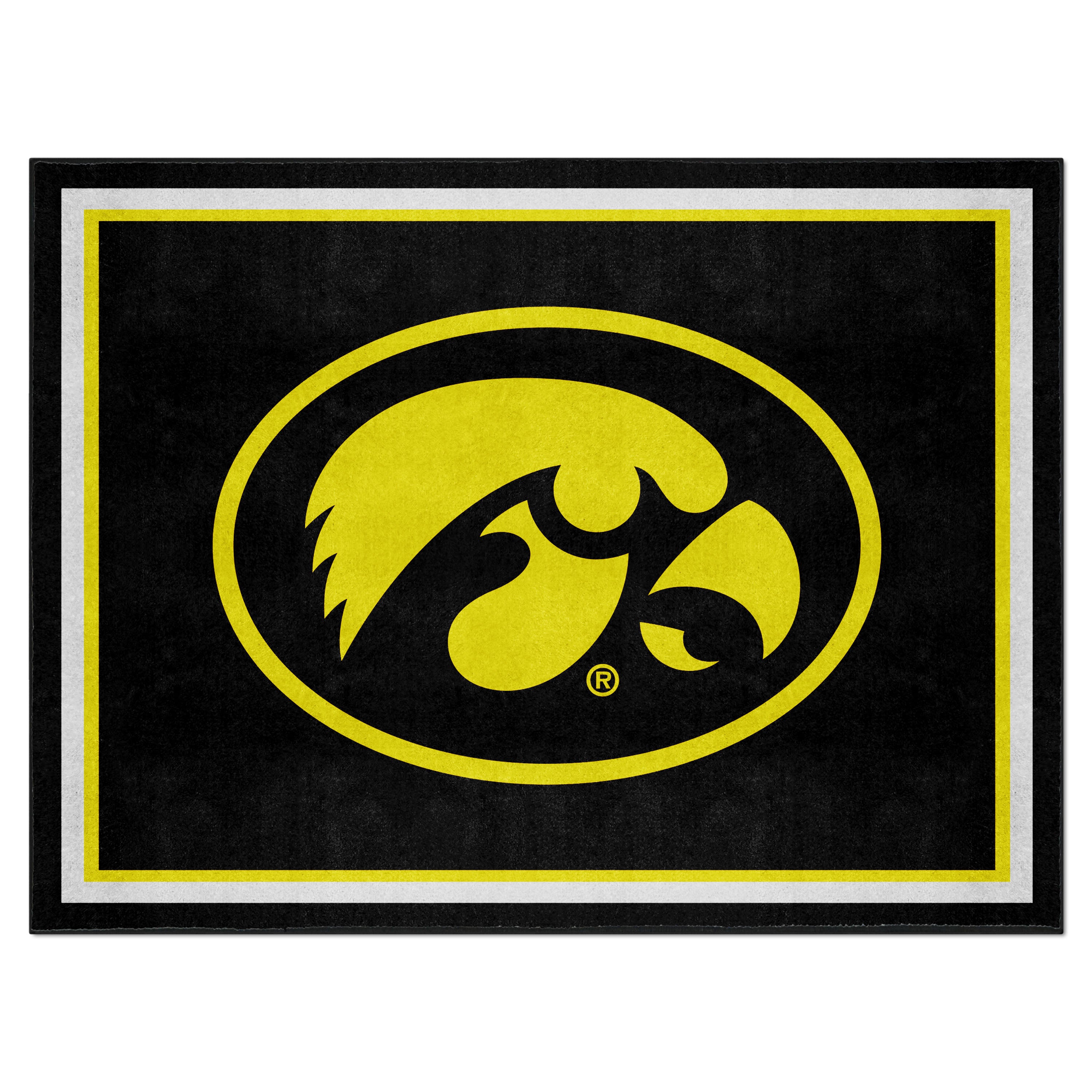 University of Iowa 8x10 Rug