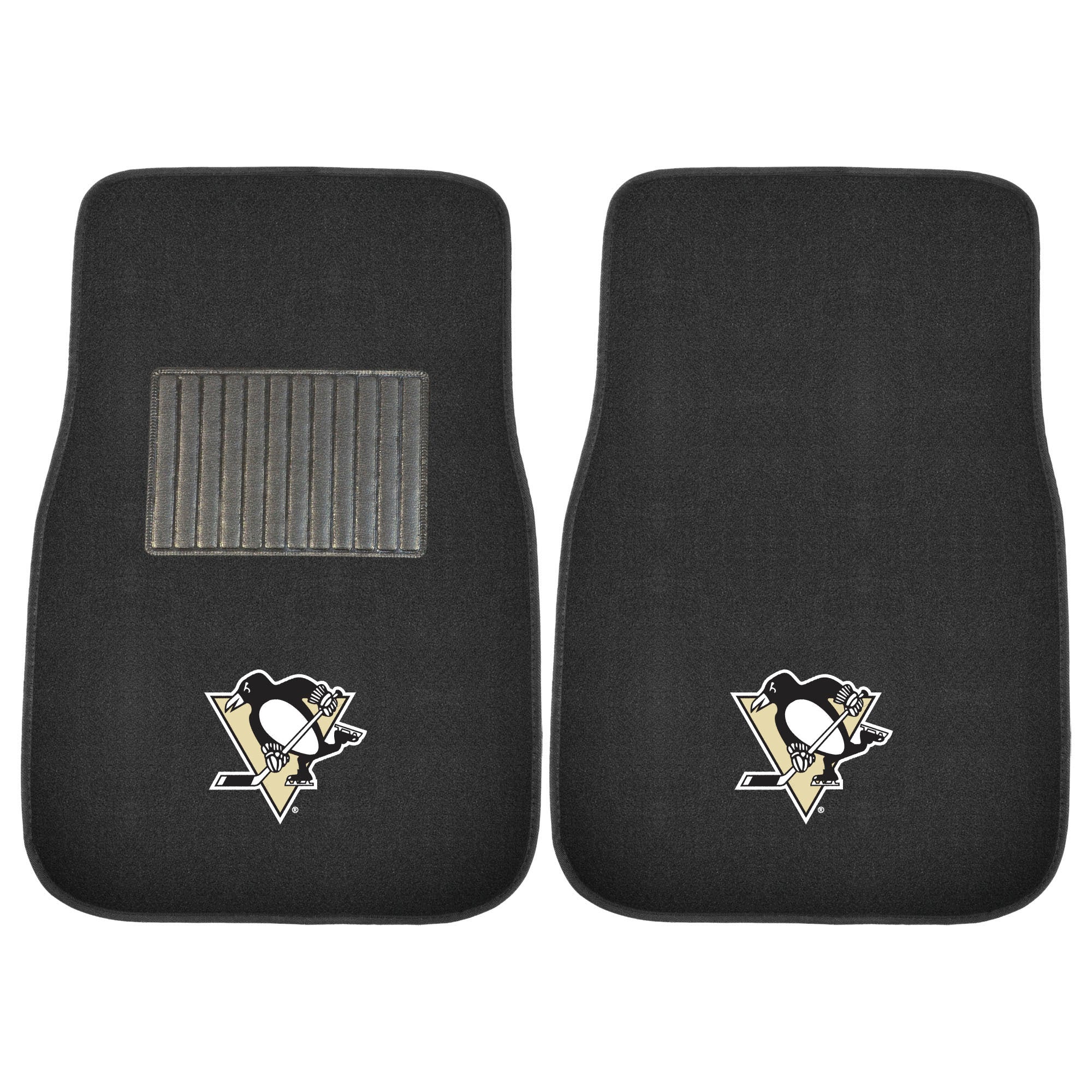 NHL - Pittsburgh Penguins 2-pc Embroidered Car Mat Set