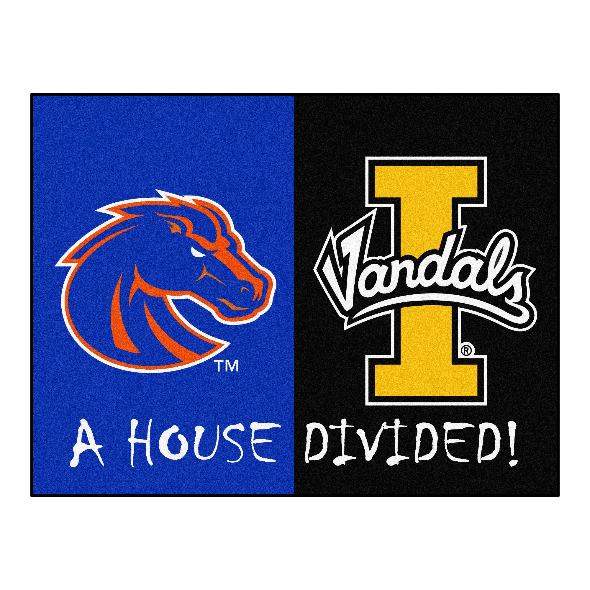 House Divided - Boise State / Idaho House Divided Mat