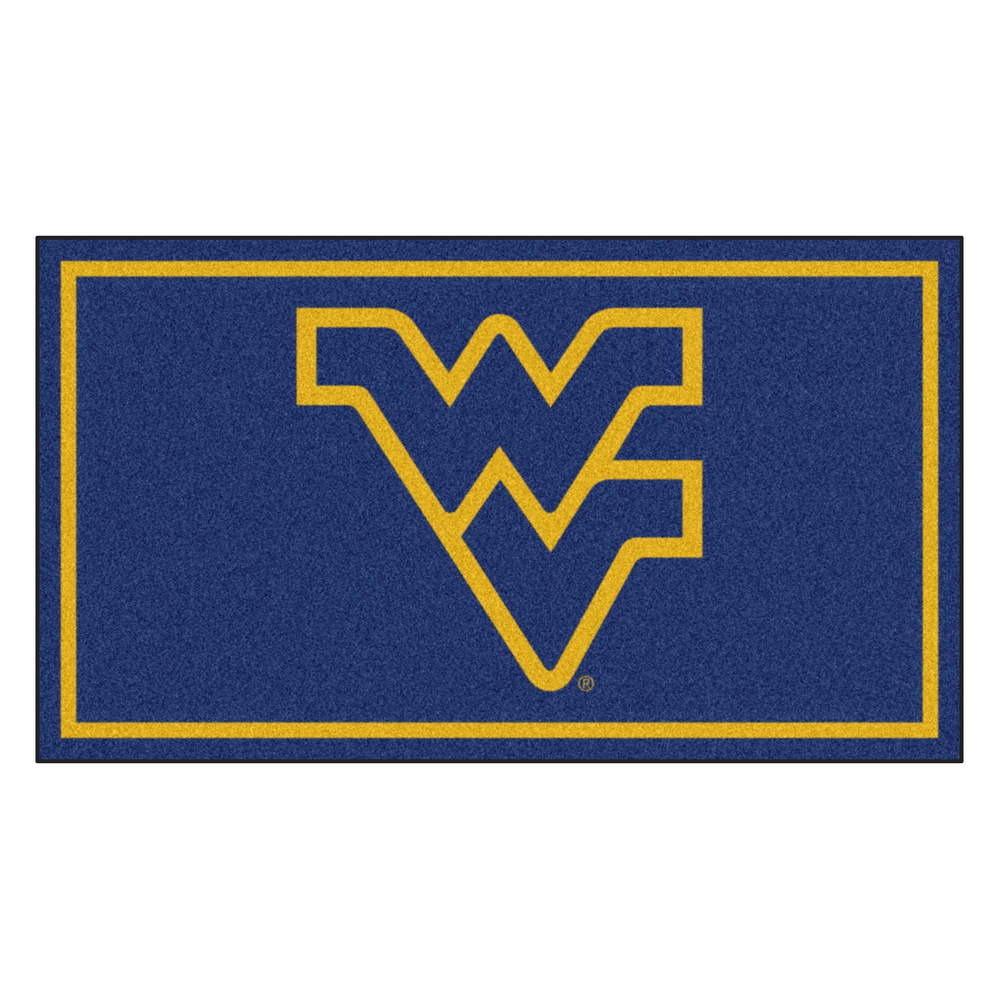 West Virginia University 3x5 Rug