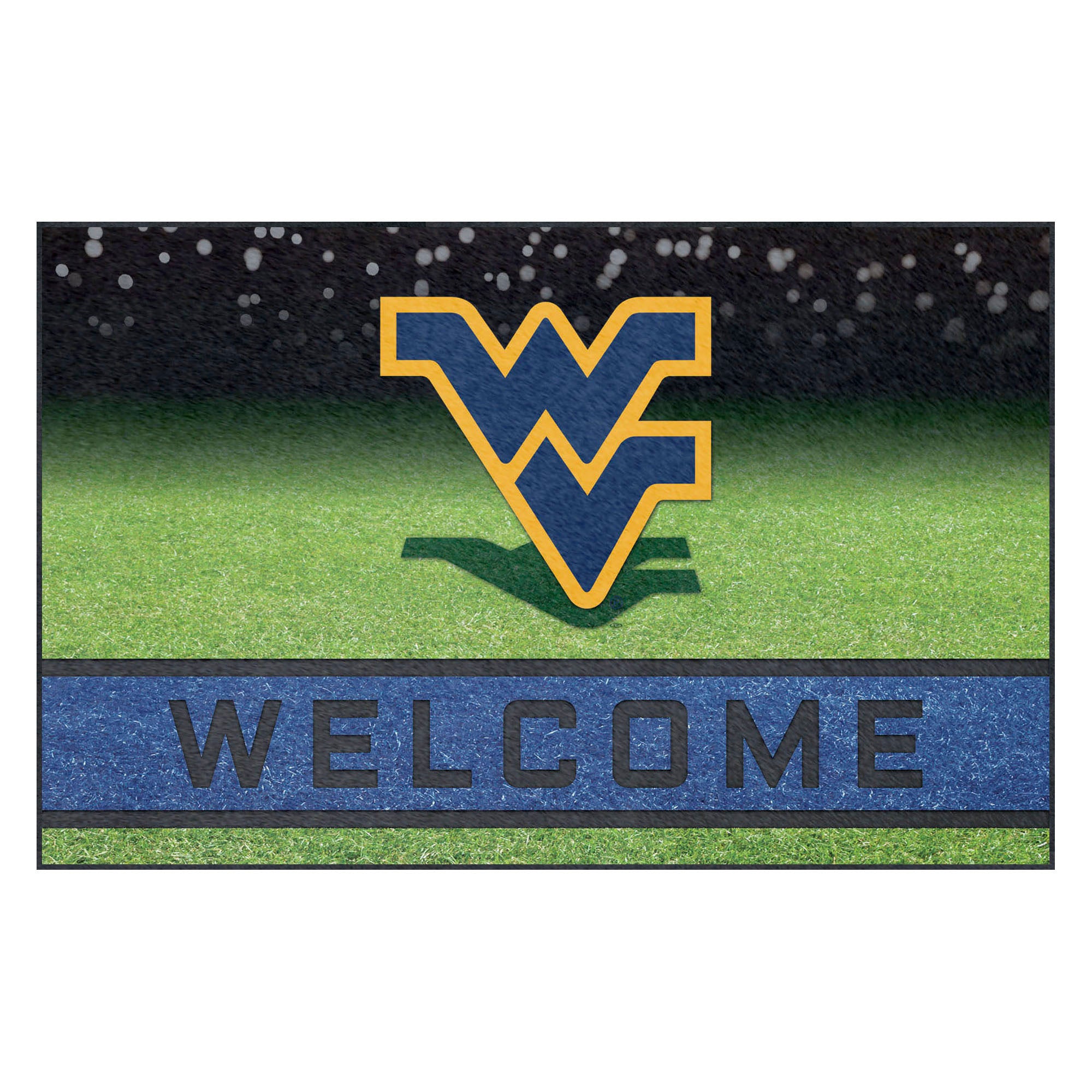 West Virginia University Crumb Rubber Door Mat