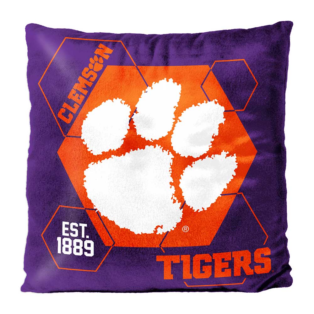 Clemson Tigers Connector Velvet Pillow