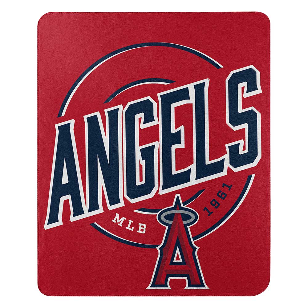 Los Angeles Angels MLB Campaign Fleece Throw Blanket