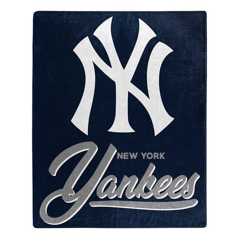 New York Yankees MLB Signature Raschel Throw Blanket