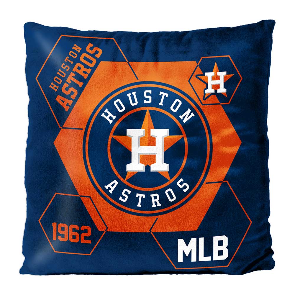 Houston Astros MLB Connector Velvet Pillow