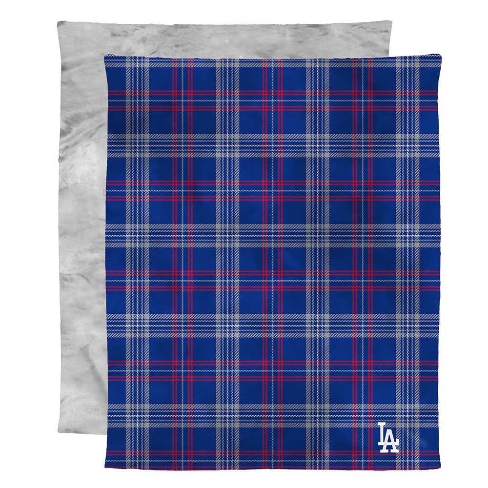 Los Angeles Dodgers MLB Micro Mink Faux Fur Throw Blanket