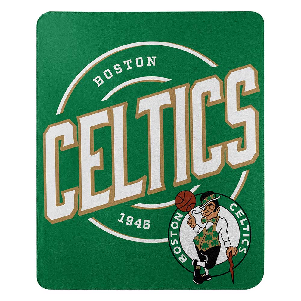 Boston Celtics NBA Campaign Fleece Throw Blanket