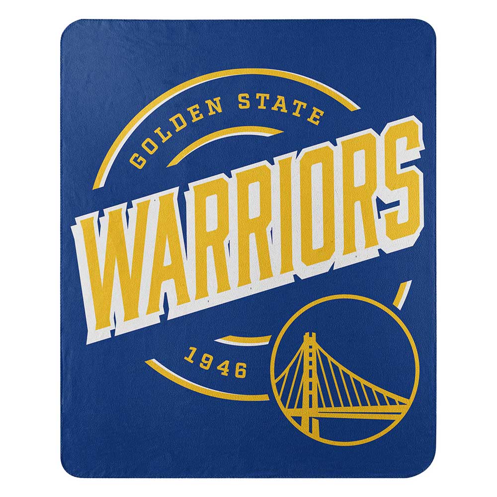 Golden State Warriors NBA Campaign Fleece Throw Blanket