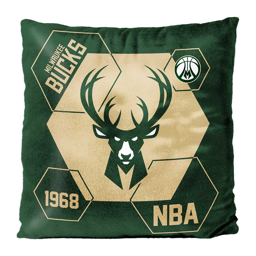 Milwaukee Bucks NBA Connector Velvet Pillow