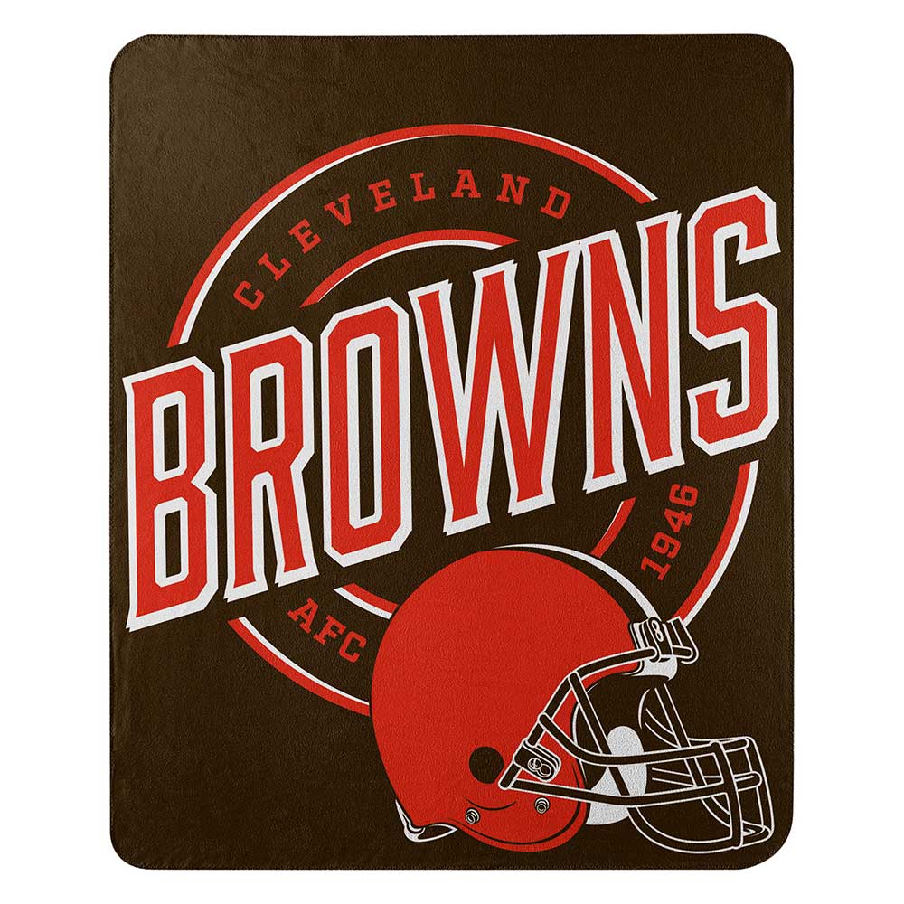 Cleveland Browns NFL Campaign Fleece Throw Blanket