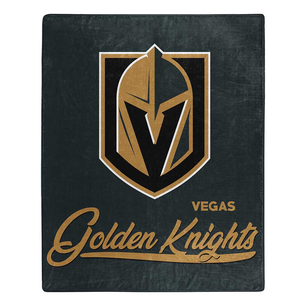Vegas Golden Knights NHL Signature Raschel Throw Blanket