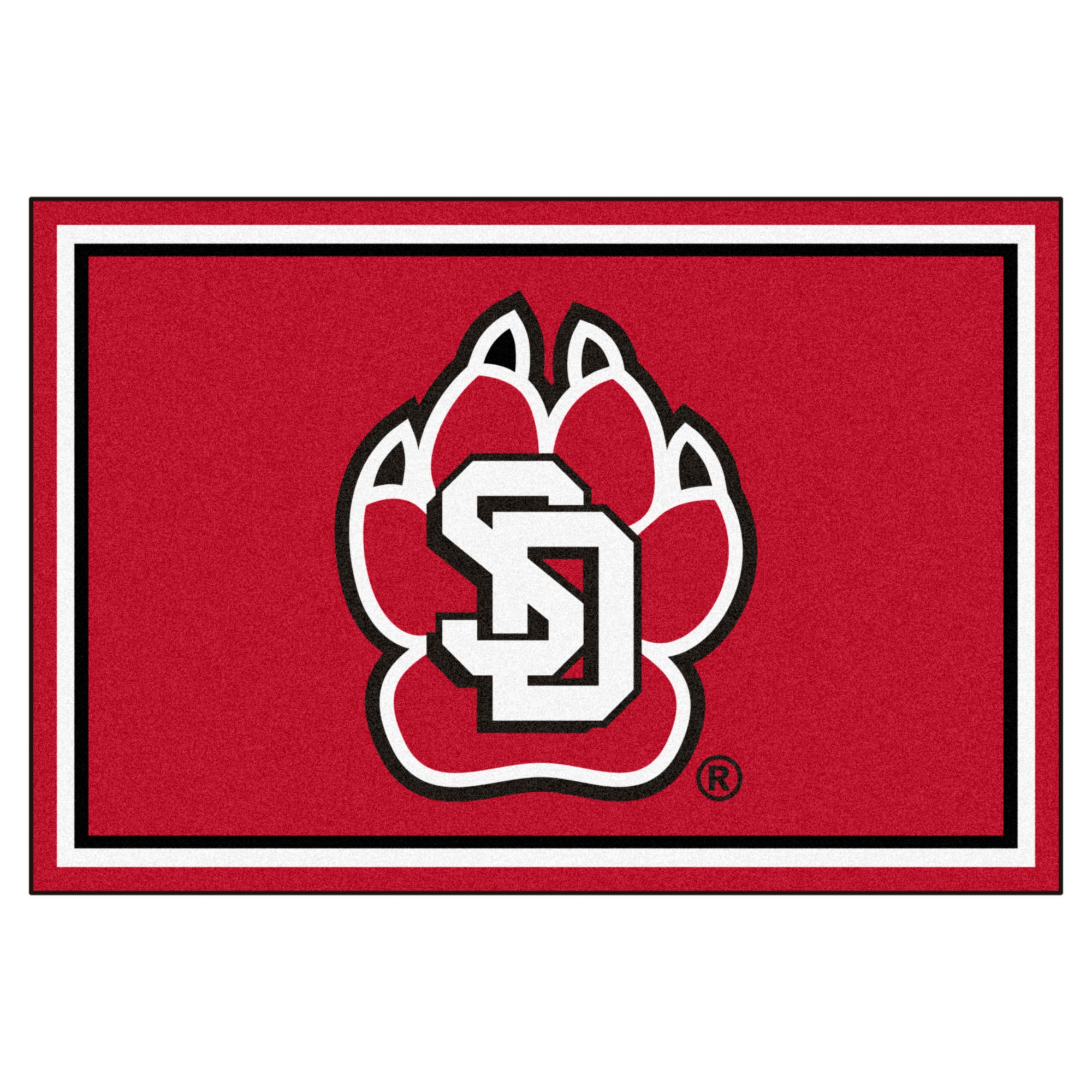 University of South Dakota 5x8 Rug