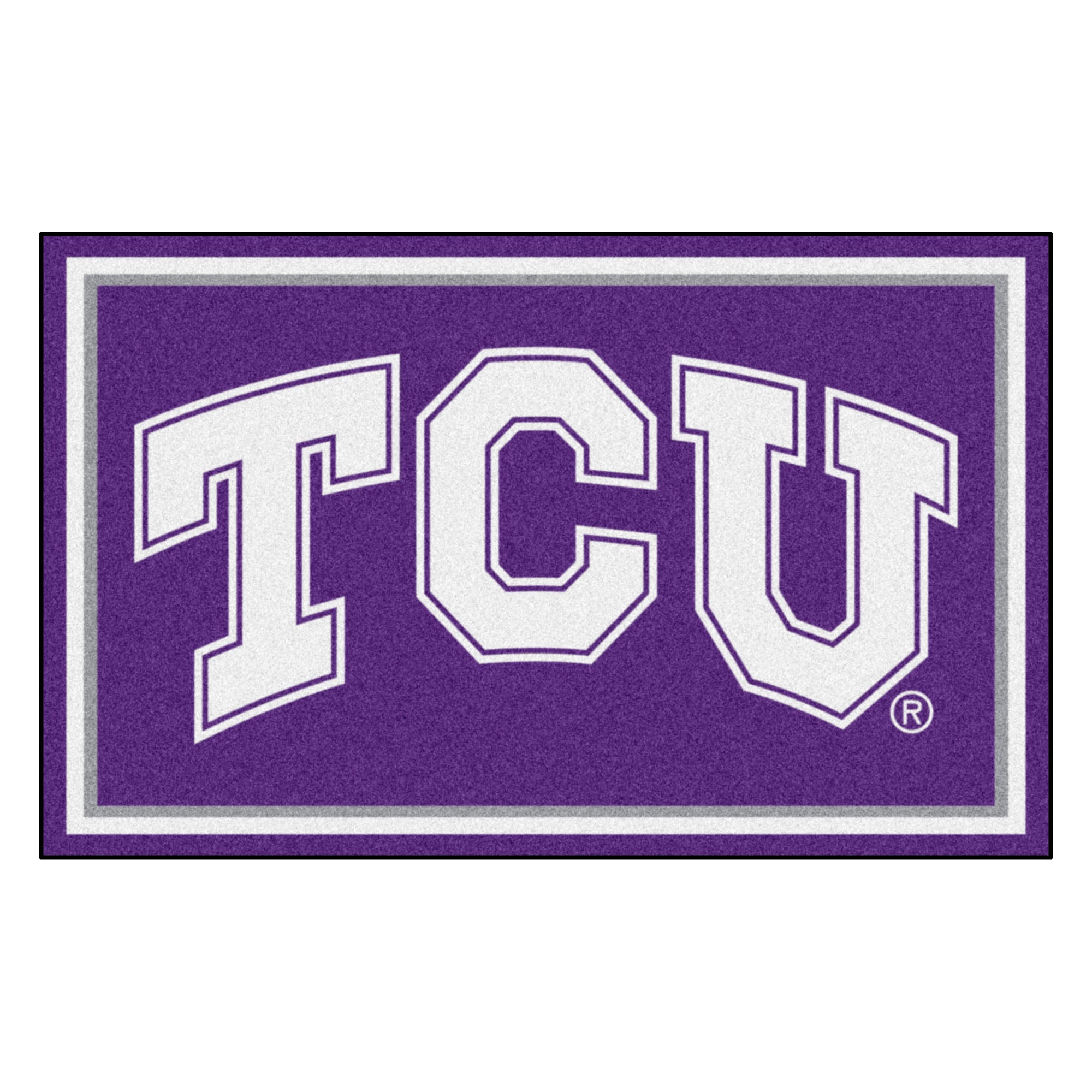 Texas Christian University 4x6 Rug