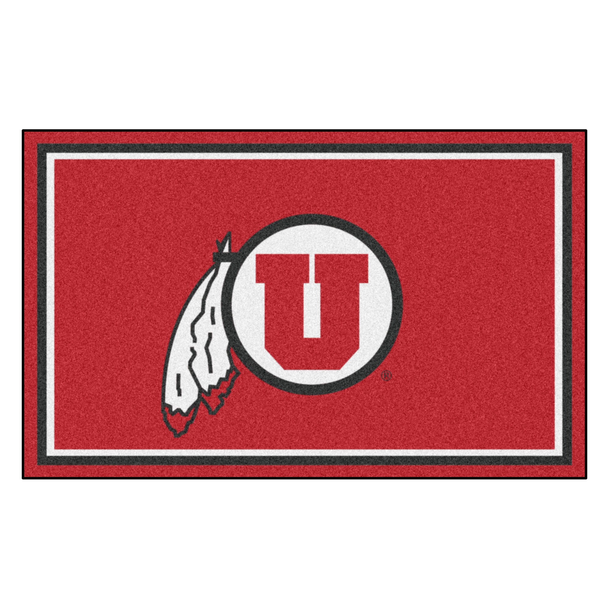 University of Utah 4x6 Rug