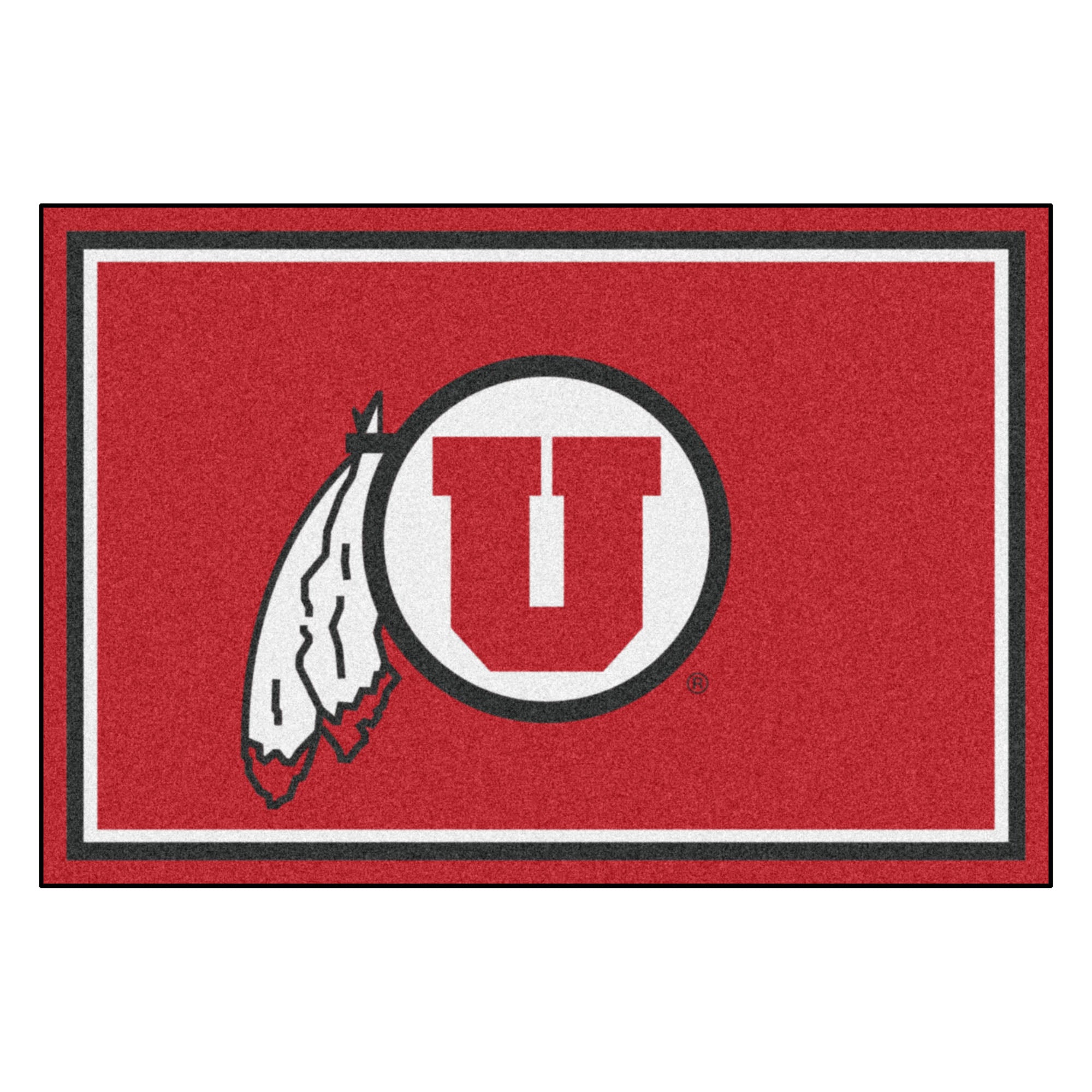 University of Utah 5x8 Rug