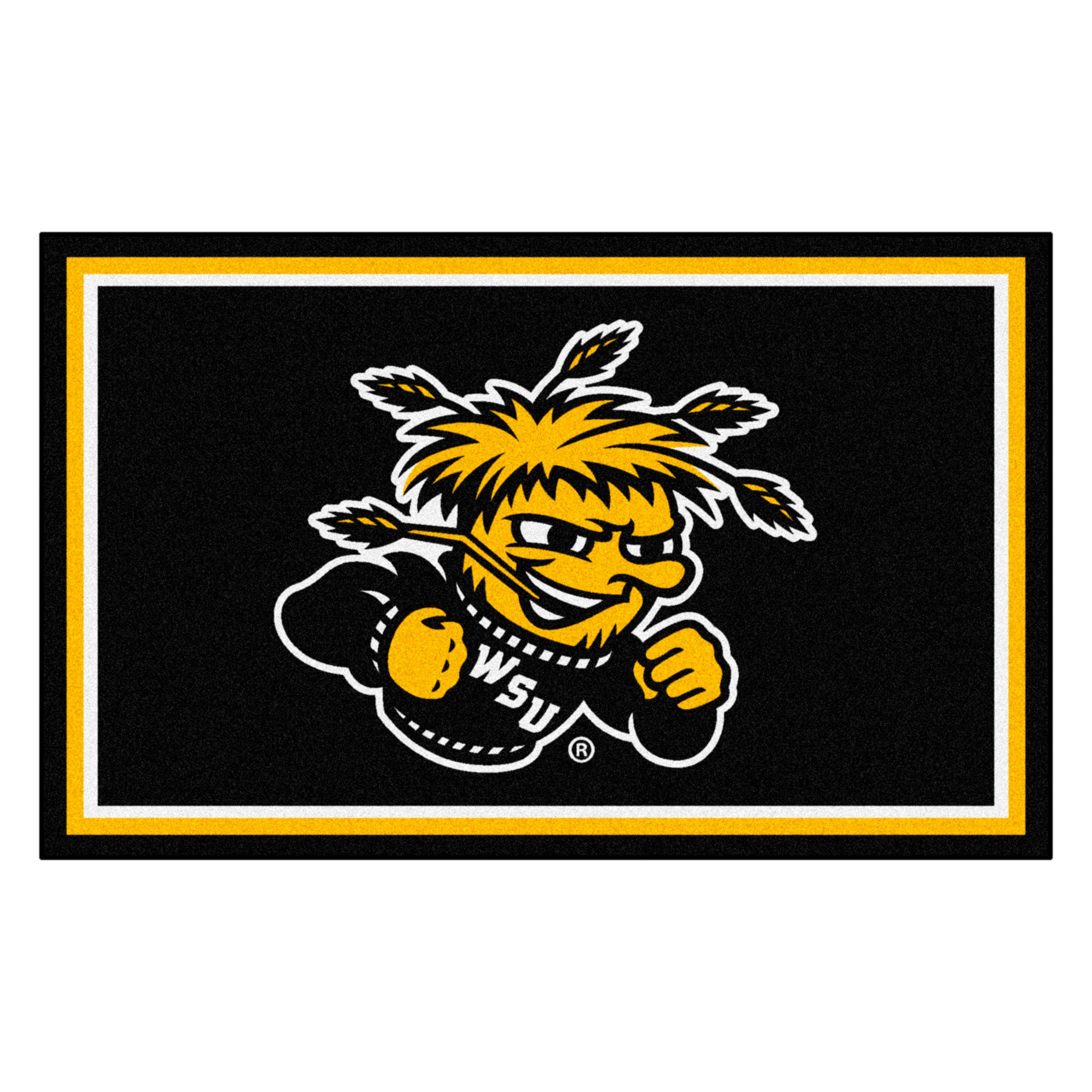 Wichita State University 4x6 Rug