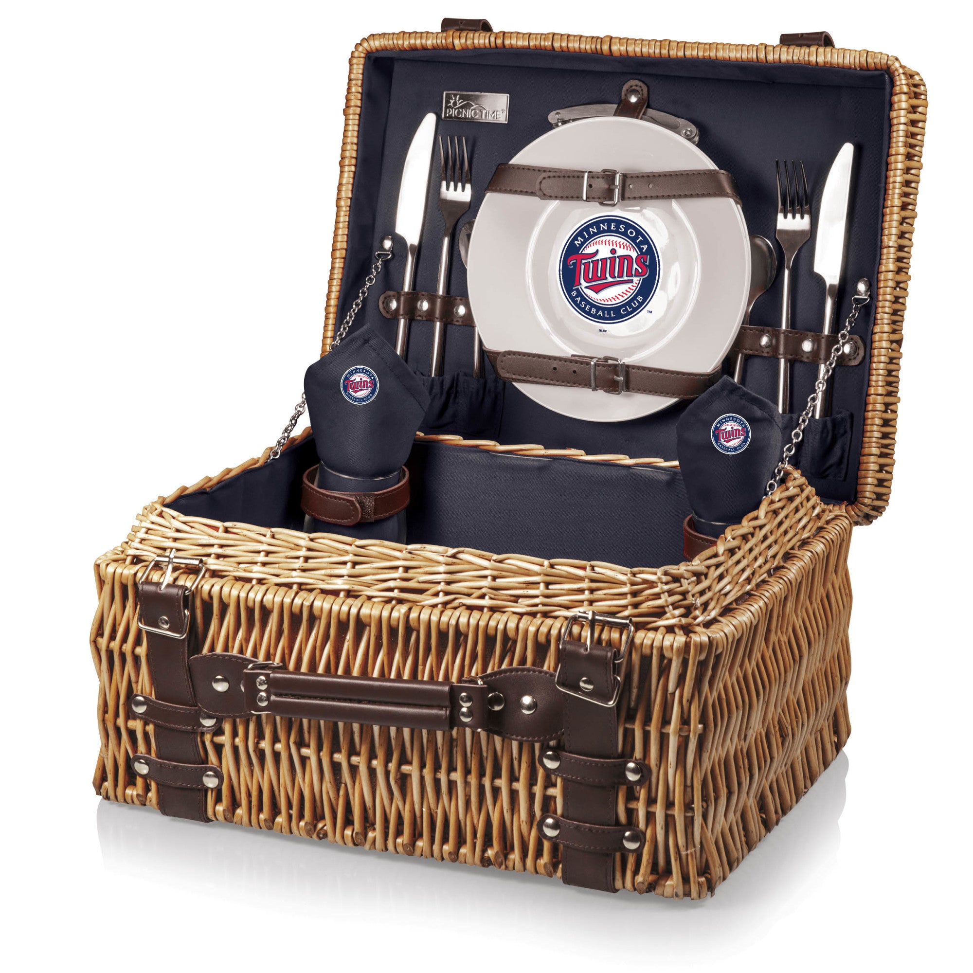 Minnesota Twins - Champion Picnic Basket, (Navy Blue)