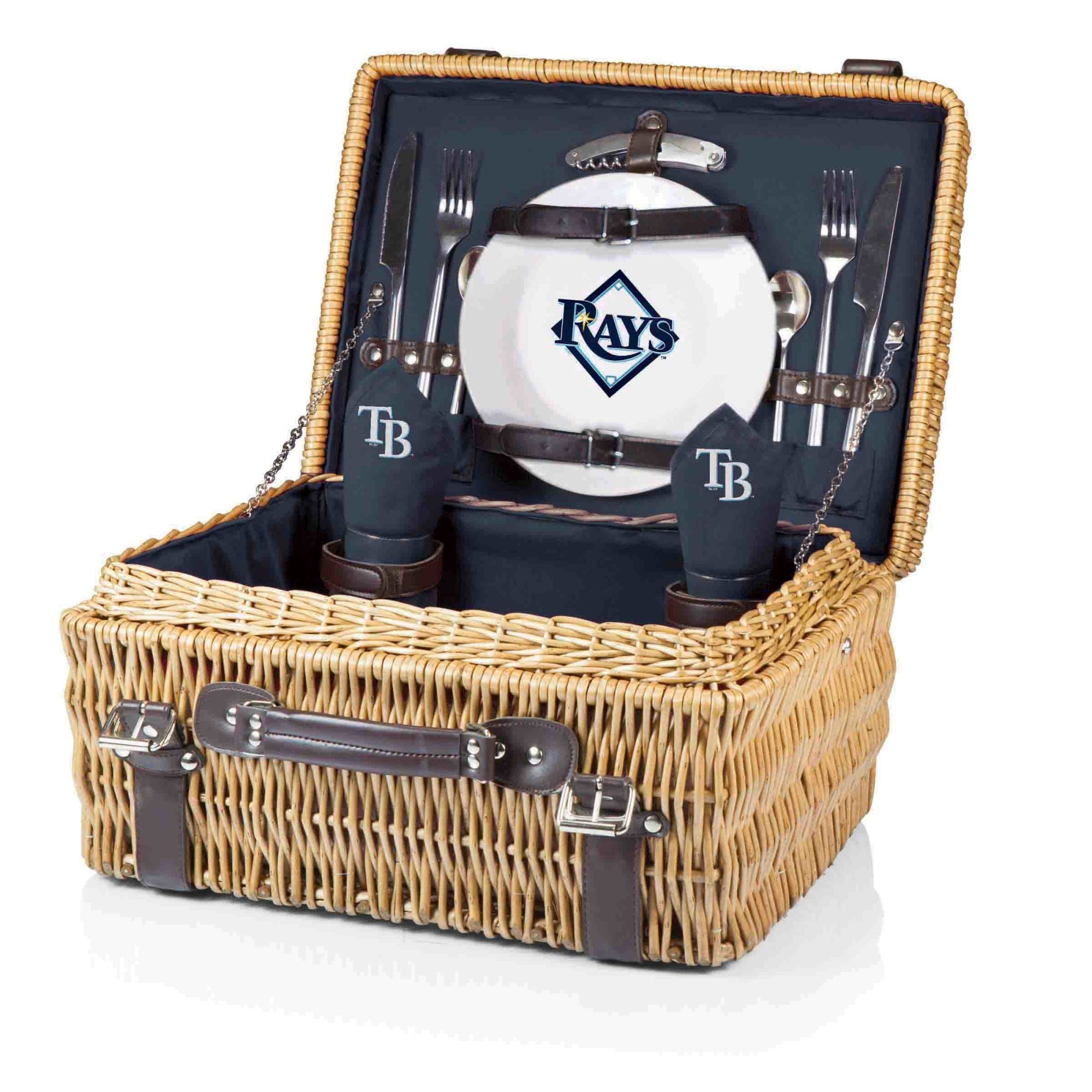 Tampa Bay Rays - Champion Picnic Basket, (Navy Blue)