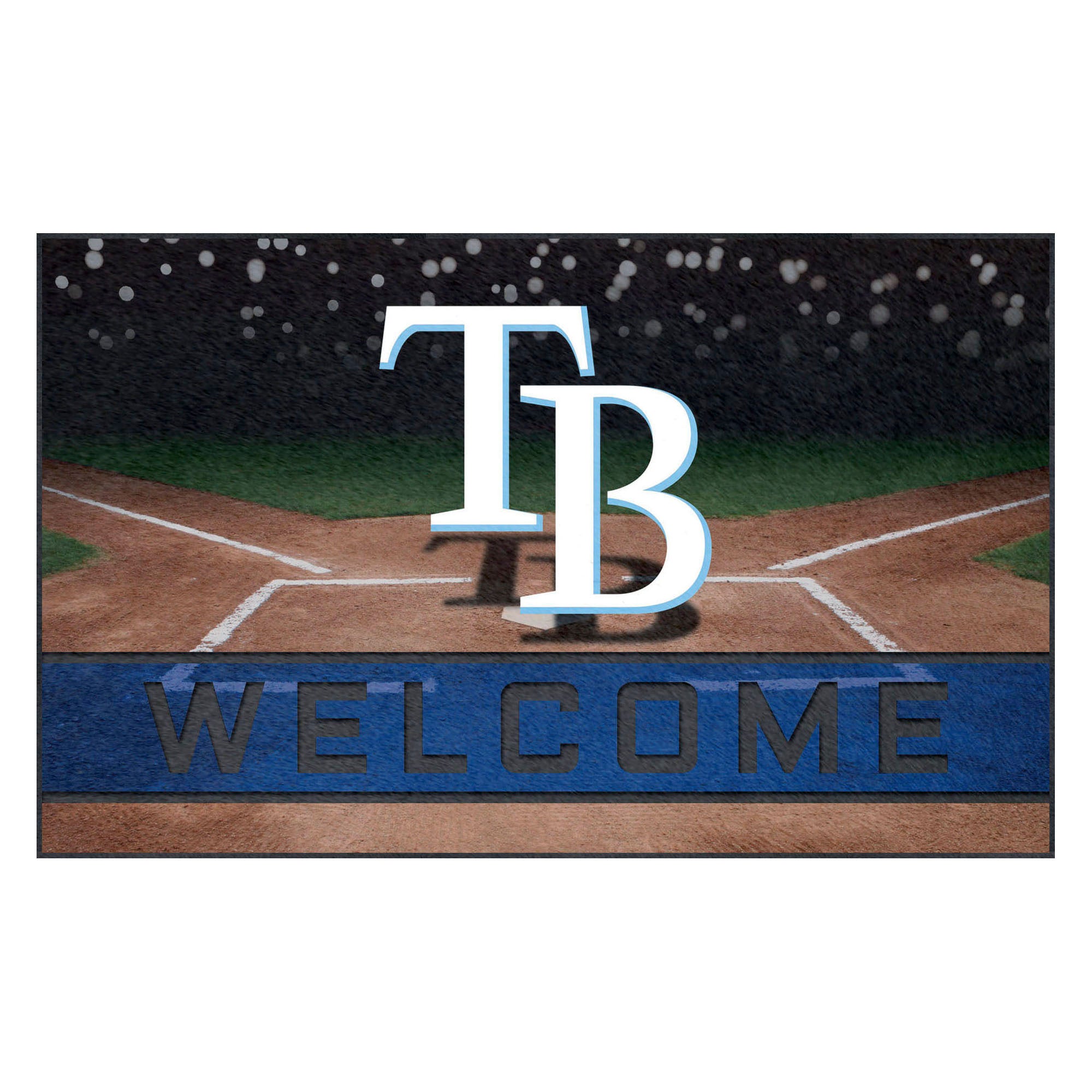 MLB - Tampa Bay Rays Crumb Rubber Door Mat