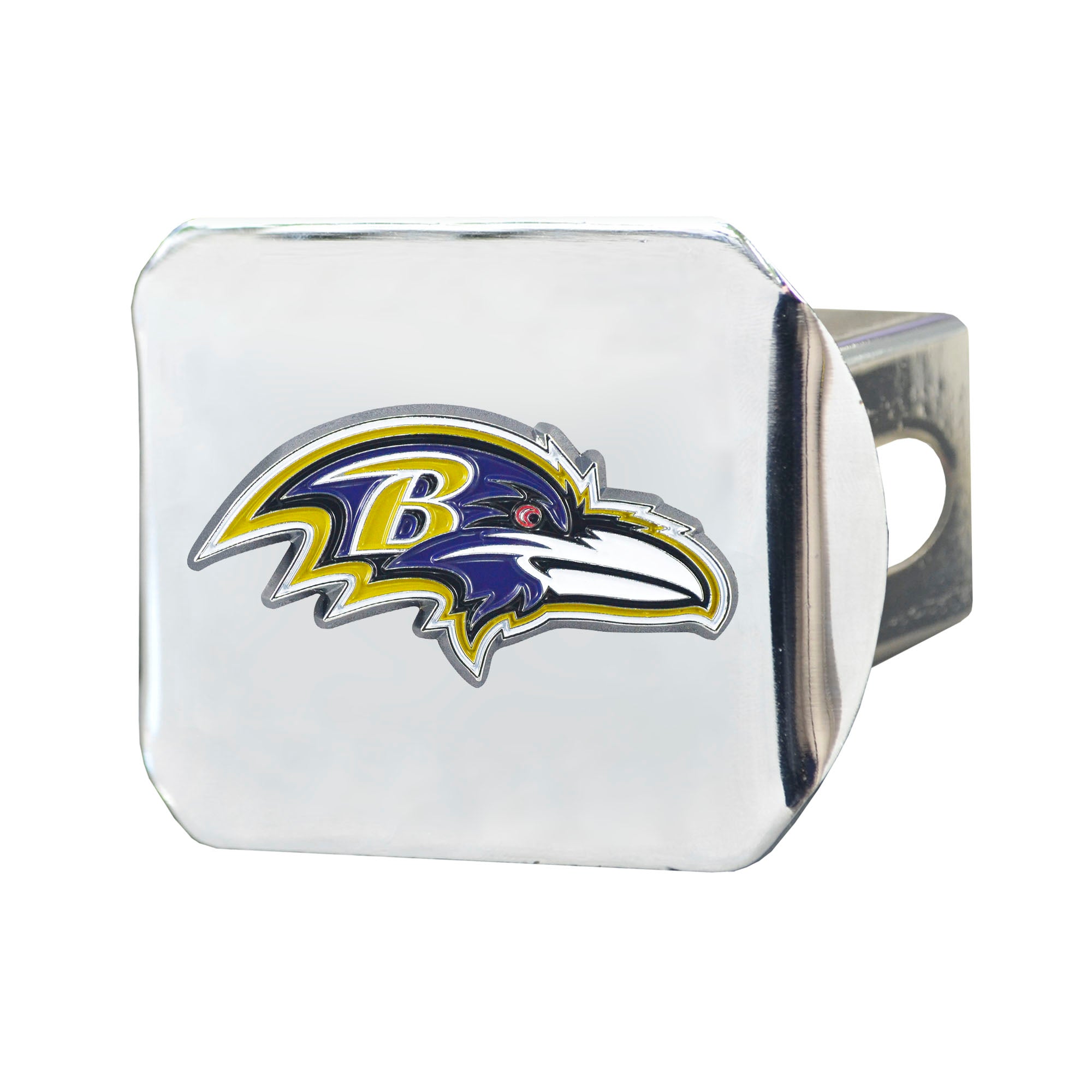 NFL - Baltimore Ravens Color Hitch Cover - Chrome