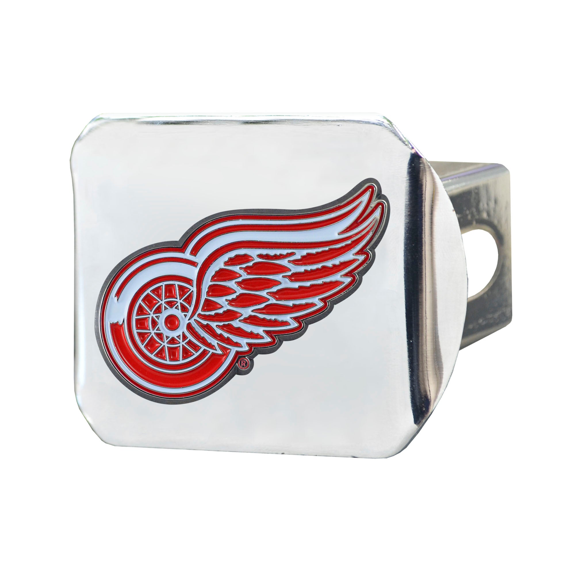 NHL - Detroit Red Wings Color Hitch Cover - Chrome