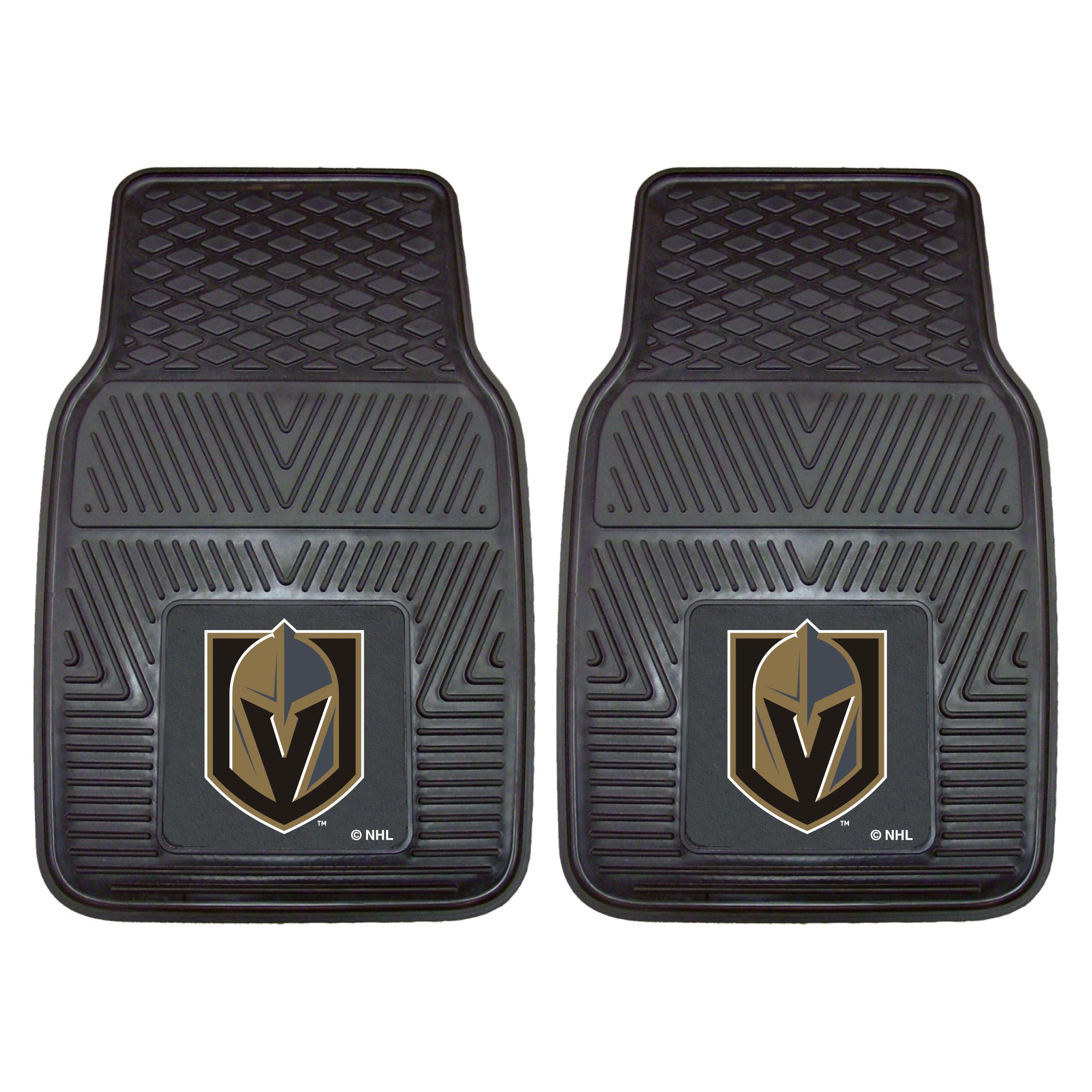 NHL - Vegas Golden Knights 2-pc Vinyl Car Mat Set