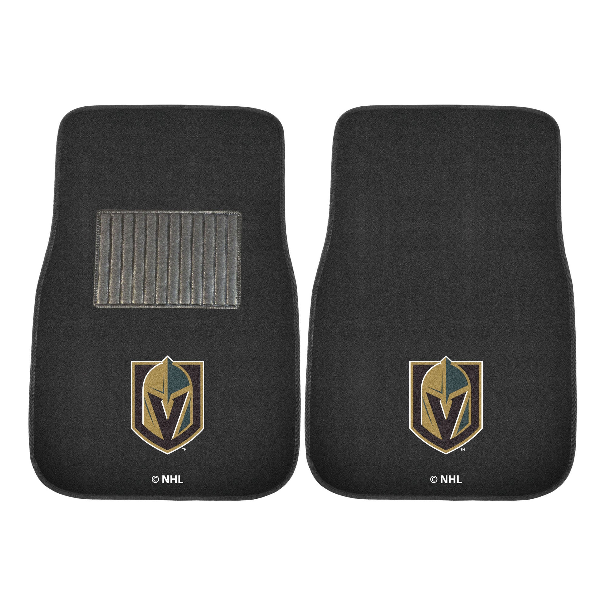 NHL - Vegas Golden Knights 2-pc Embroidered Car Mat Set