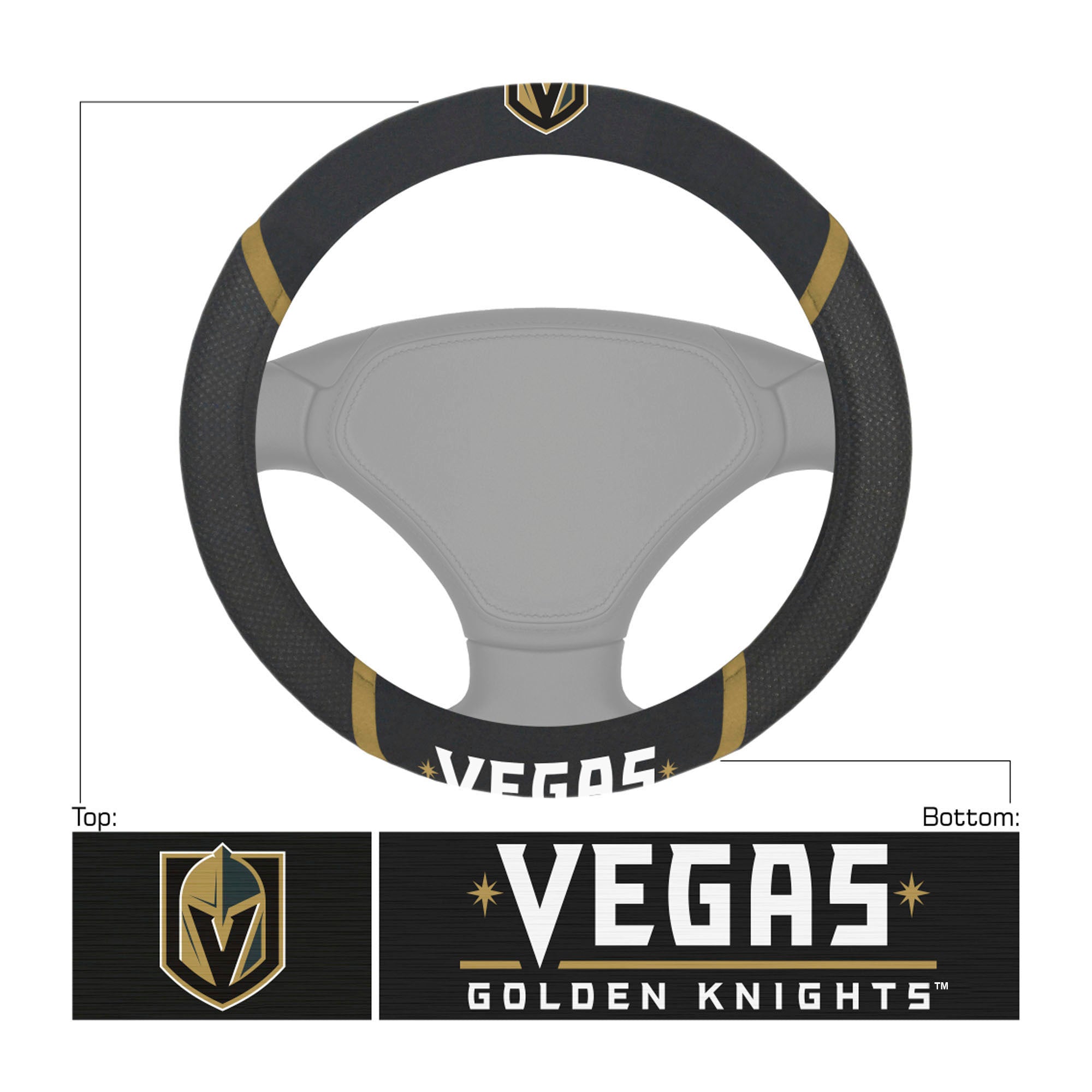 NHL - Vegas Golden Knights Steering Wheel Cover