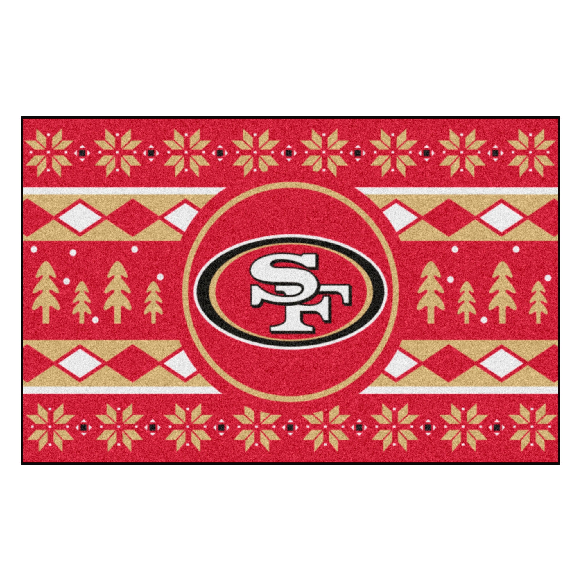 NFL - San Francisco 49ers Holiday Sweater Starter Mat