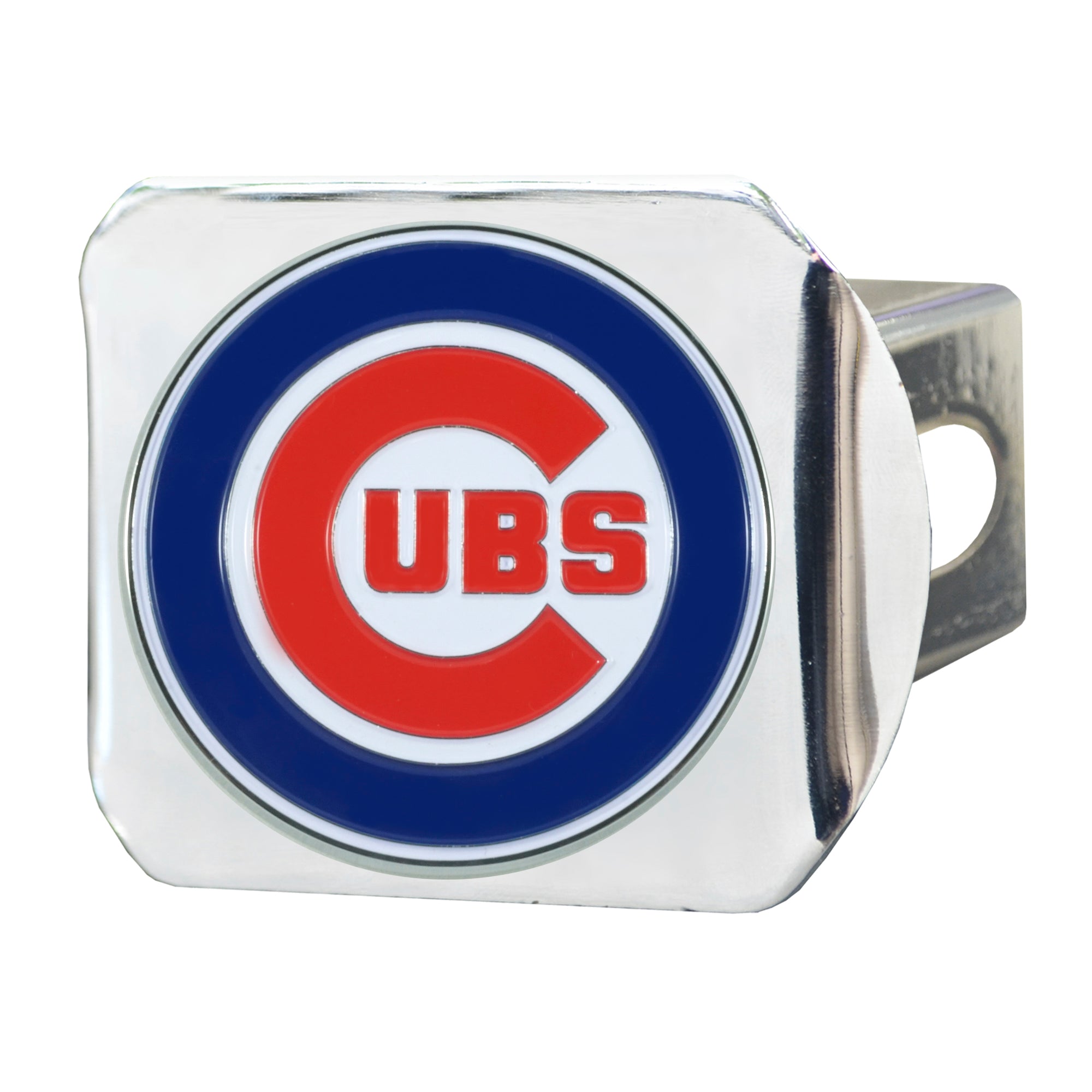 MLB - Chicago Cubs Color Hitch Cover - Chrome