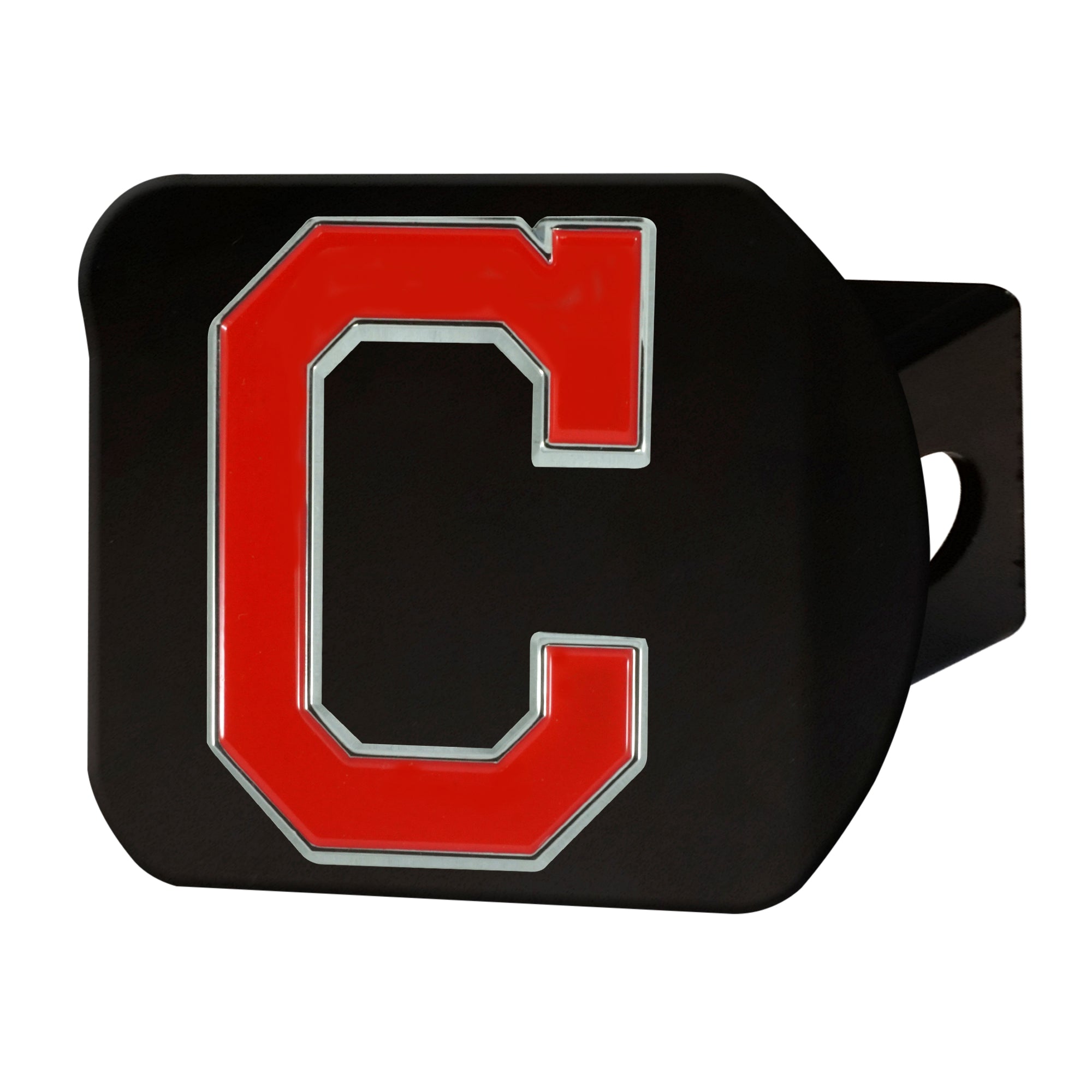 MLB - Cleveland Indians Color Hitch Cover - Black