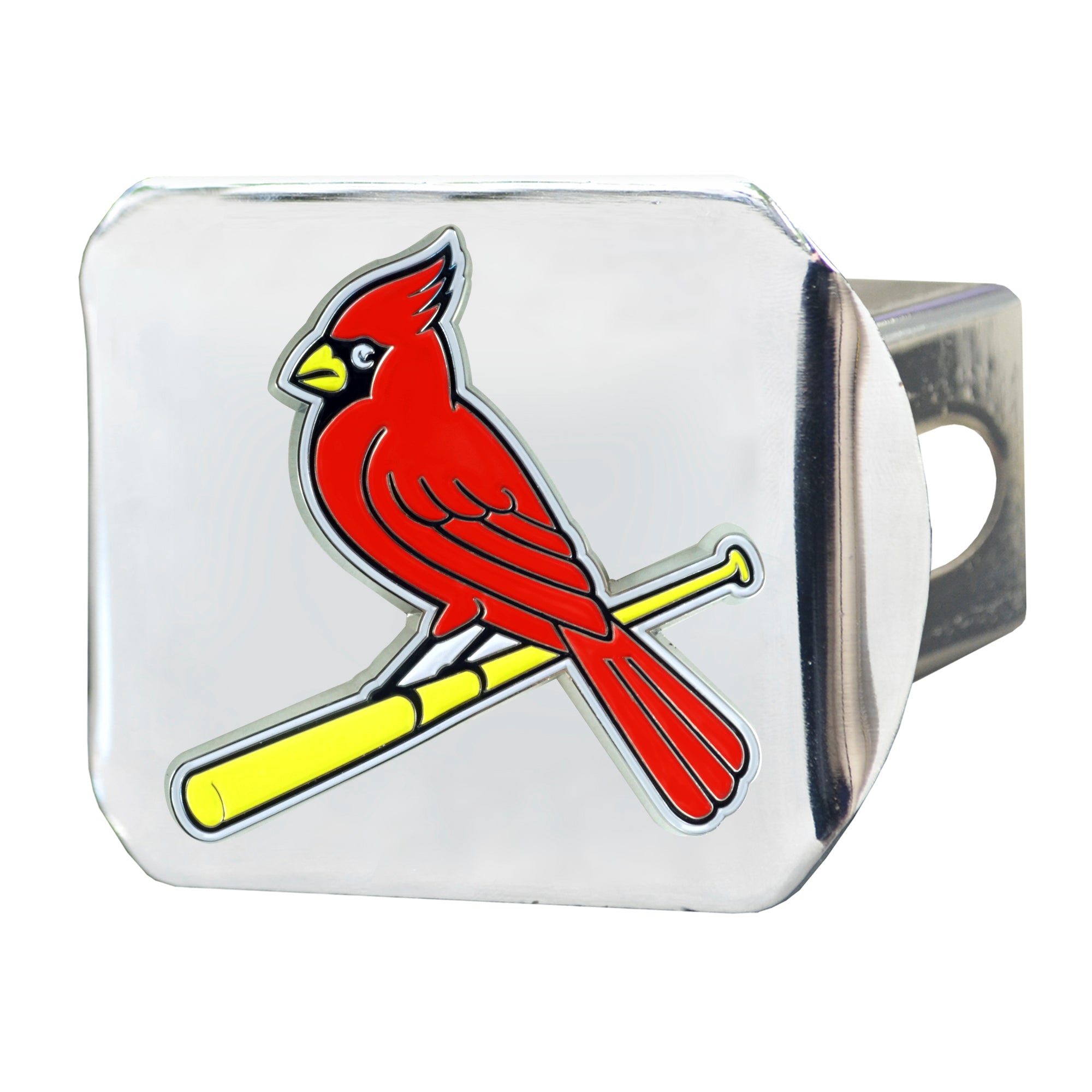MLB - St. Louis Cardinals Color Hitch Cover - Chrome
