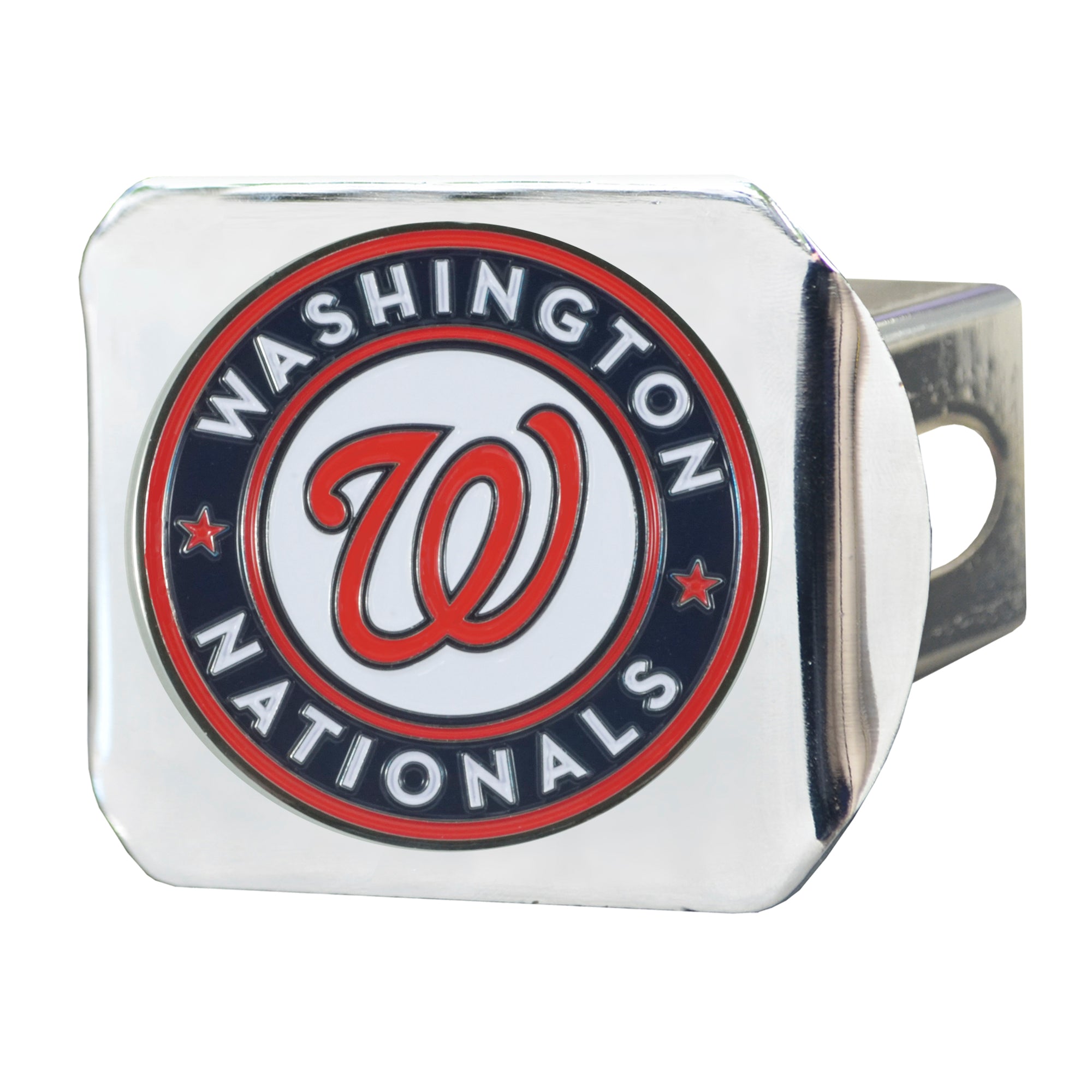 MLB - Washington Nationals Color Hitch Cover - Chrome