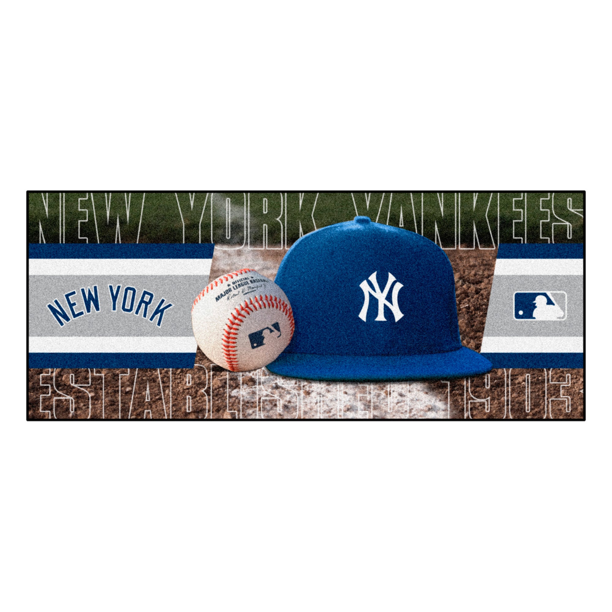 New York Yankees Baseball Runner