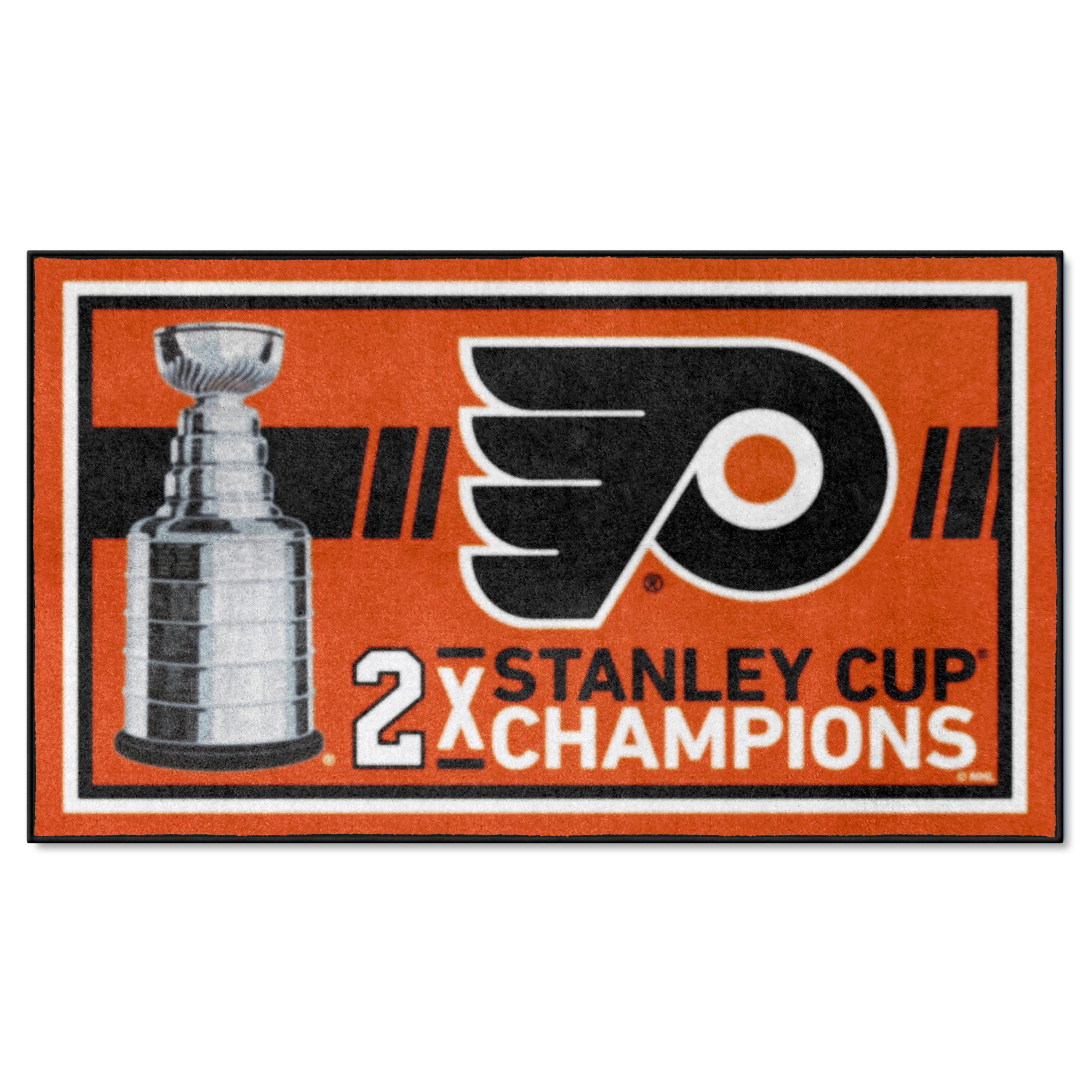 NHL - Philadelphia Flyers Dynasty 3x5 Rug