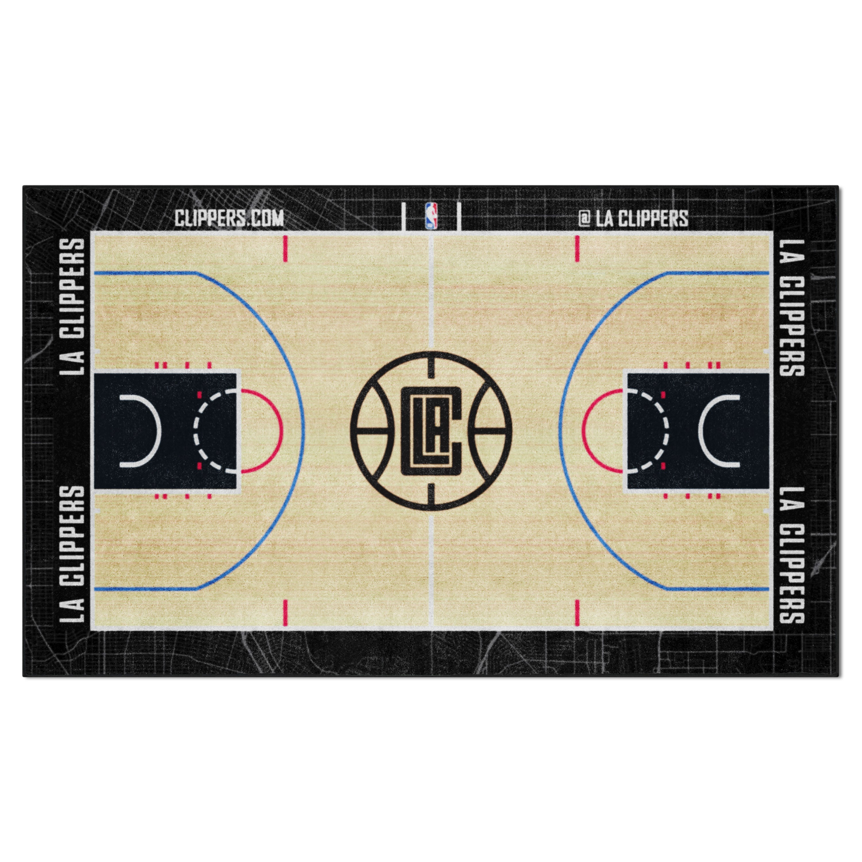 NBA - Los Angeles Clippers 6x10 Rug