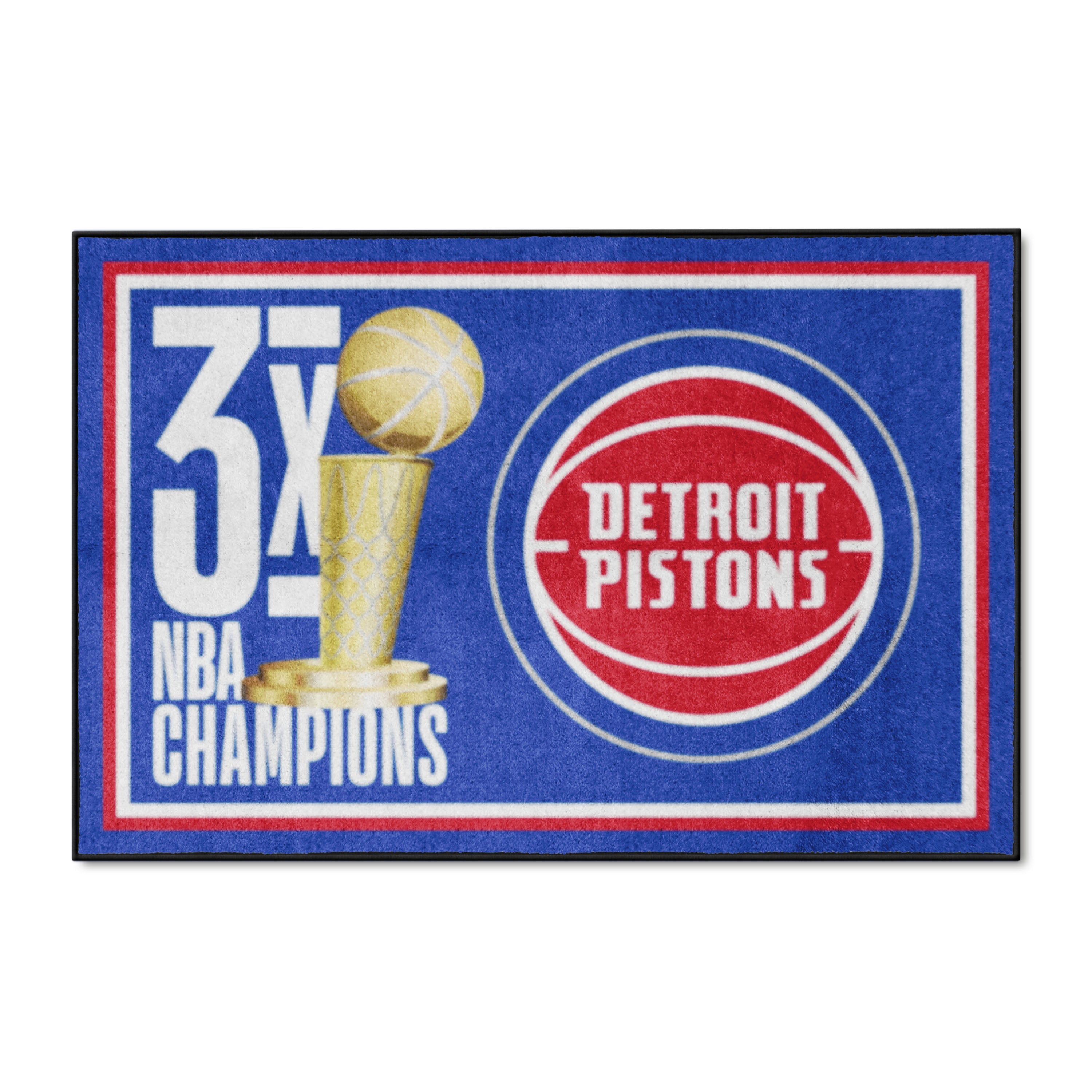 NBA - Detroit Pistons 4x6 Rug