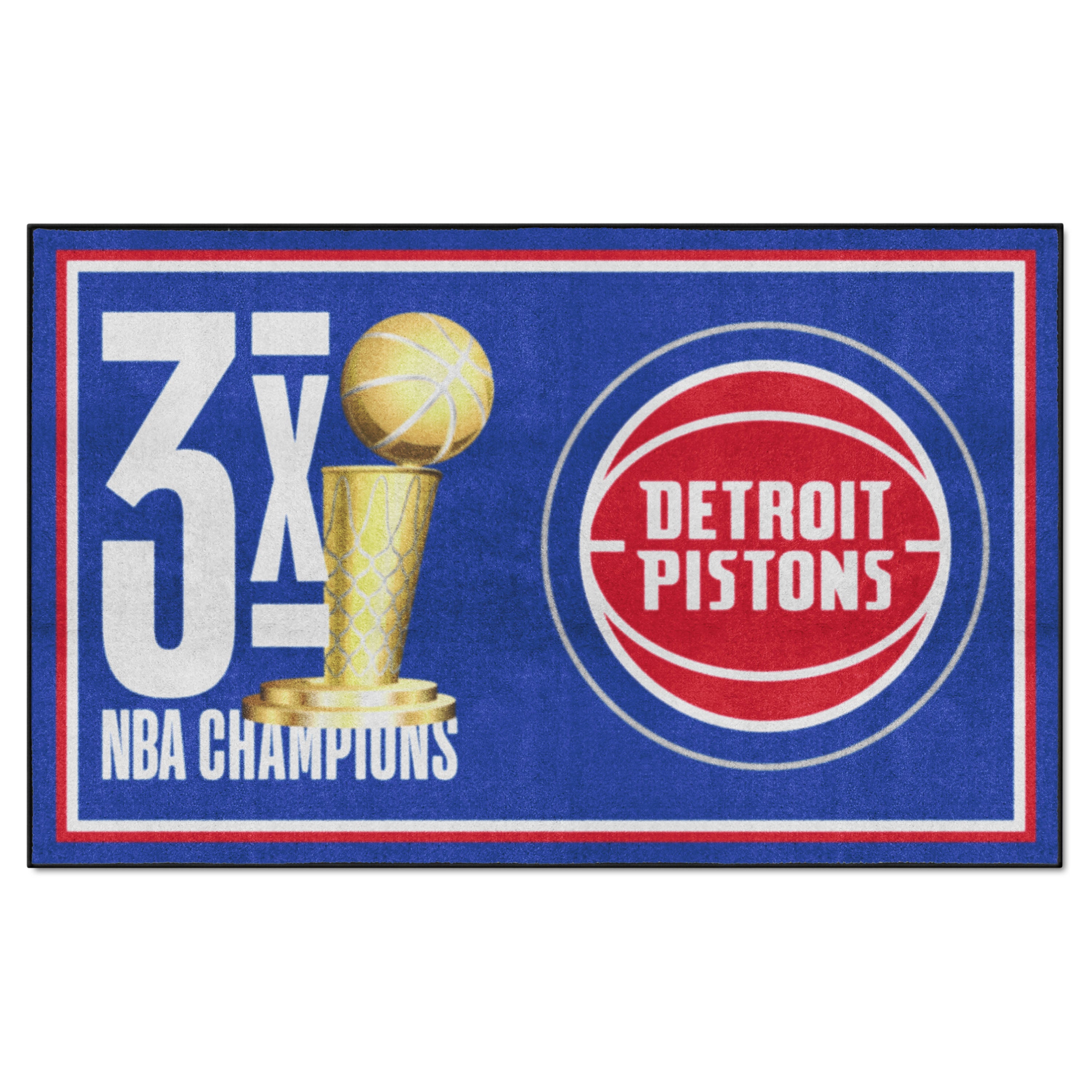 NBA - Detroit Pistons 5x8 Rug