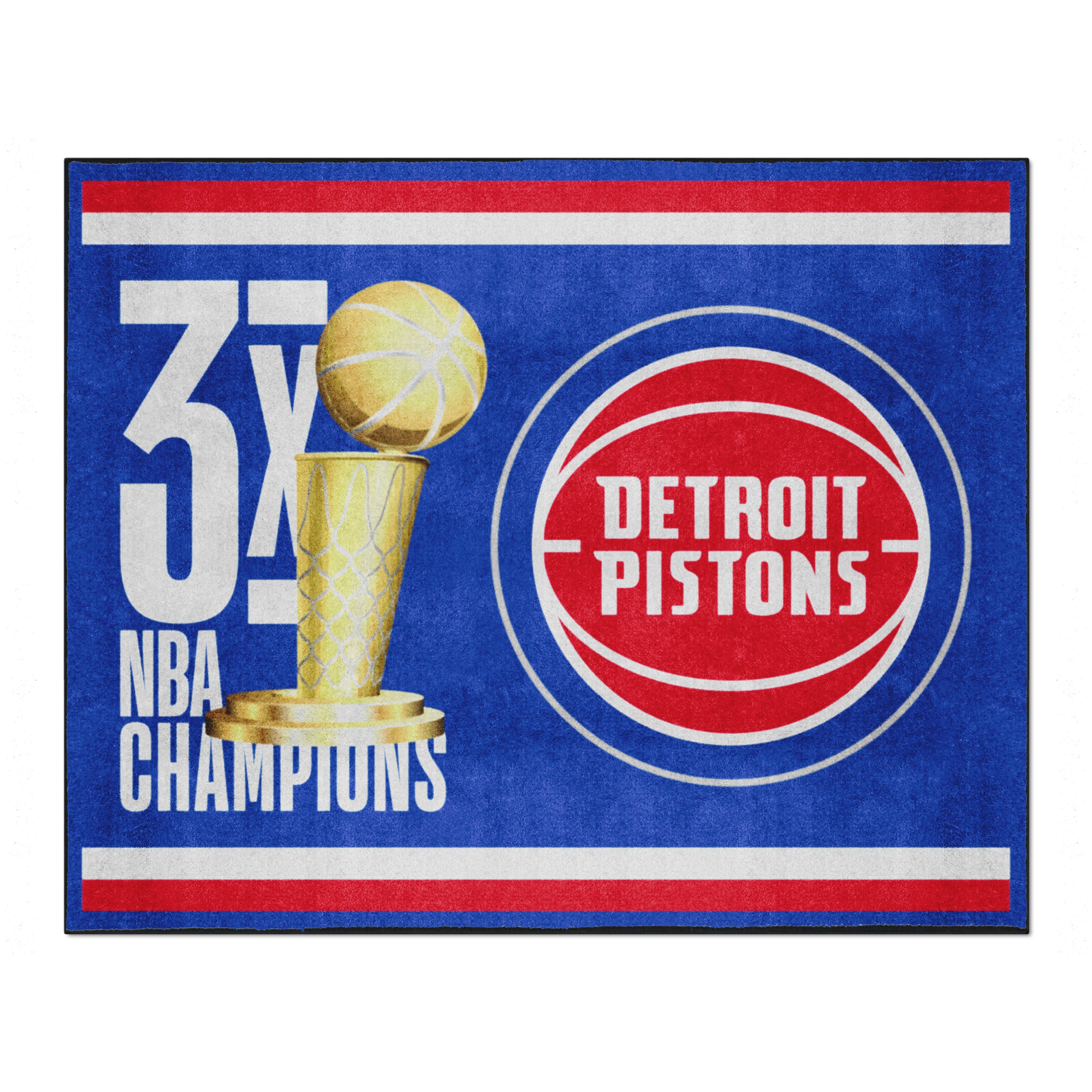 NBA - Detroit Pistons 8x10 Rug