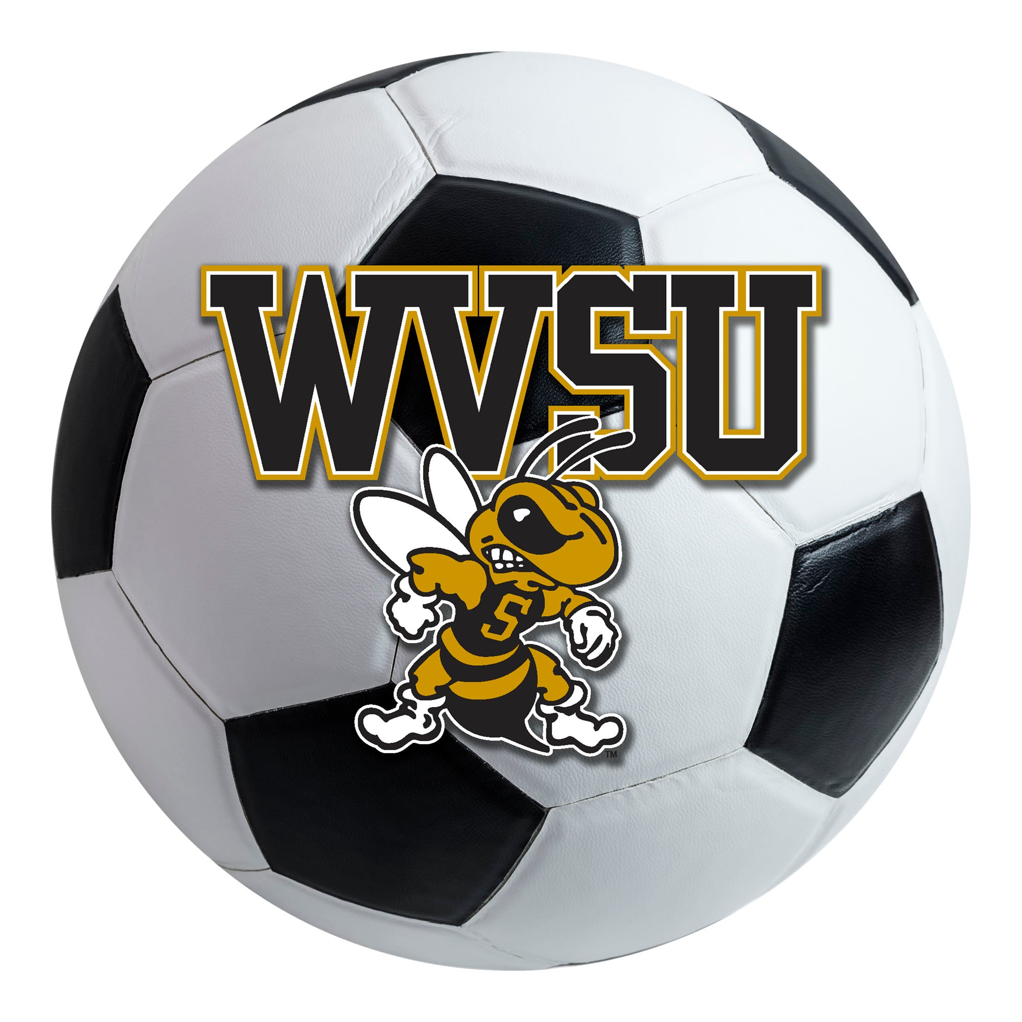 West Virginia State University Soccer Ball Mat