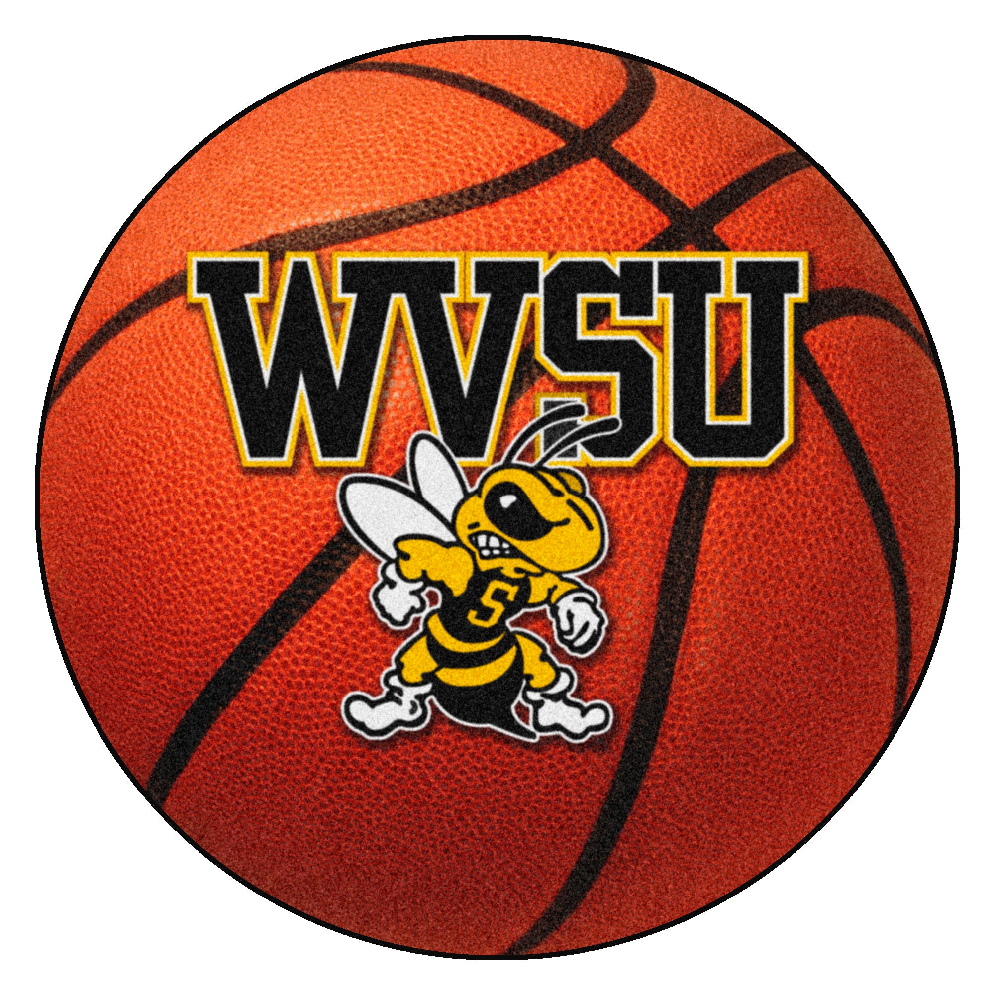 West Virginia State University Basketball Mat
