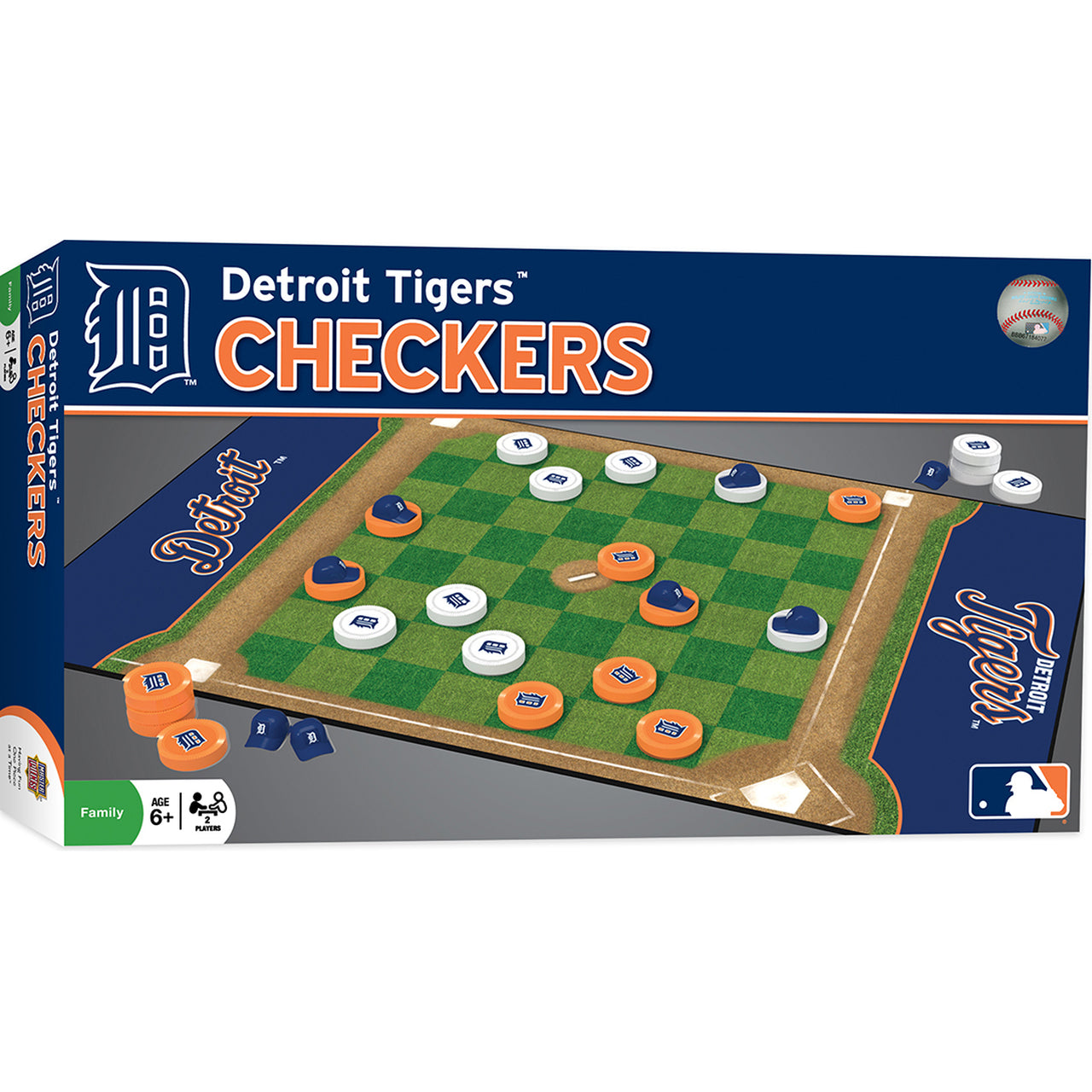 DETROIT TIGERS CHECKERS BOARD GAME