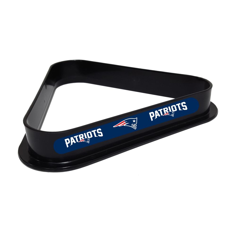 New England Patriots Plastic 8-Ball Rack