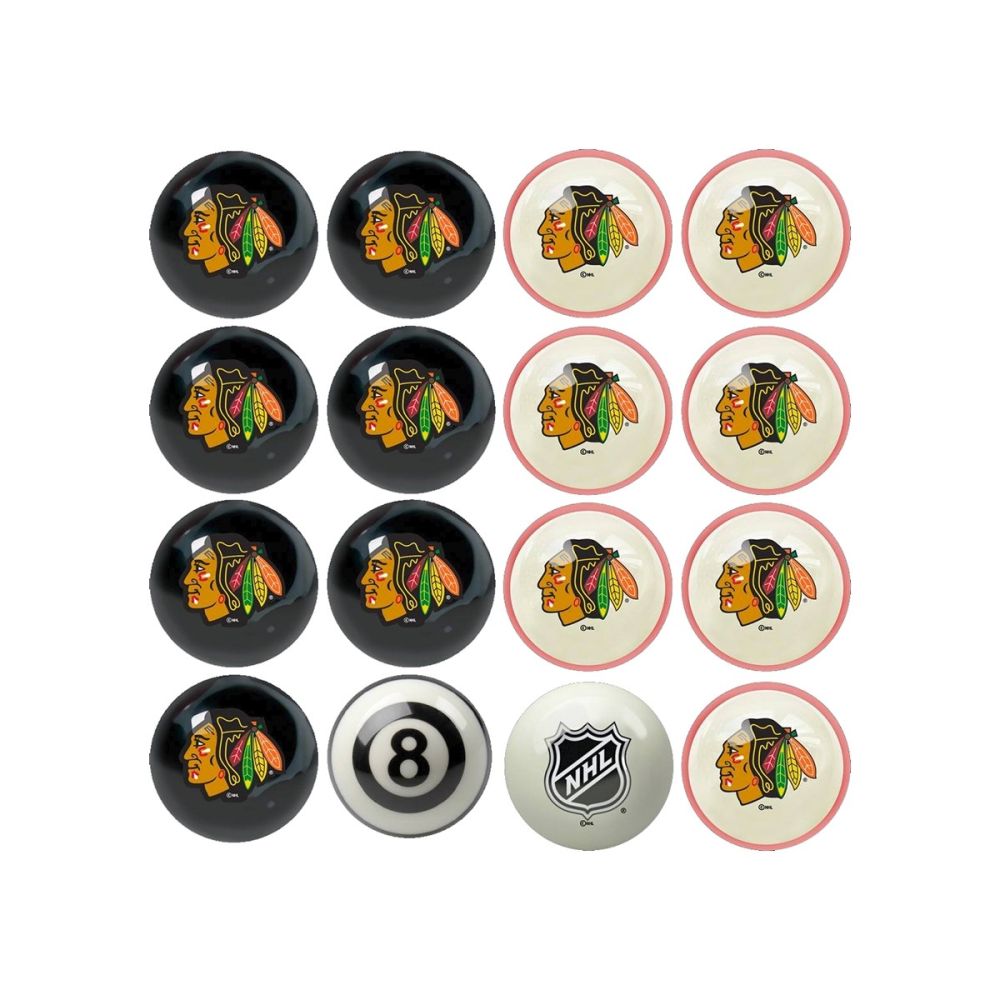 Chicago Blackhawks® Home vs. Away Billiard Ball Set