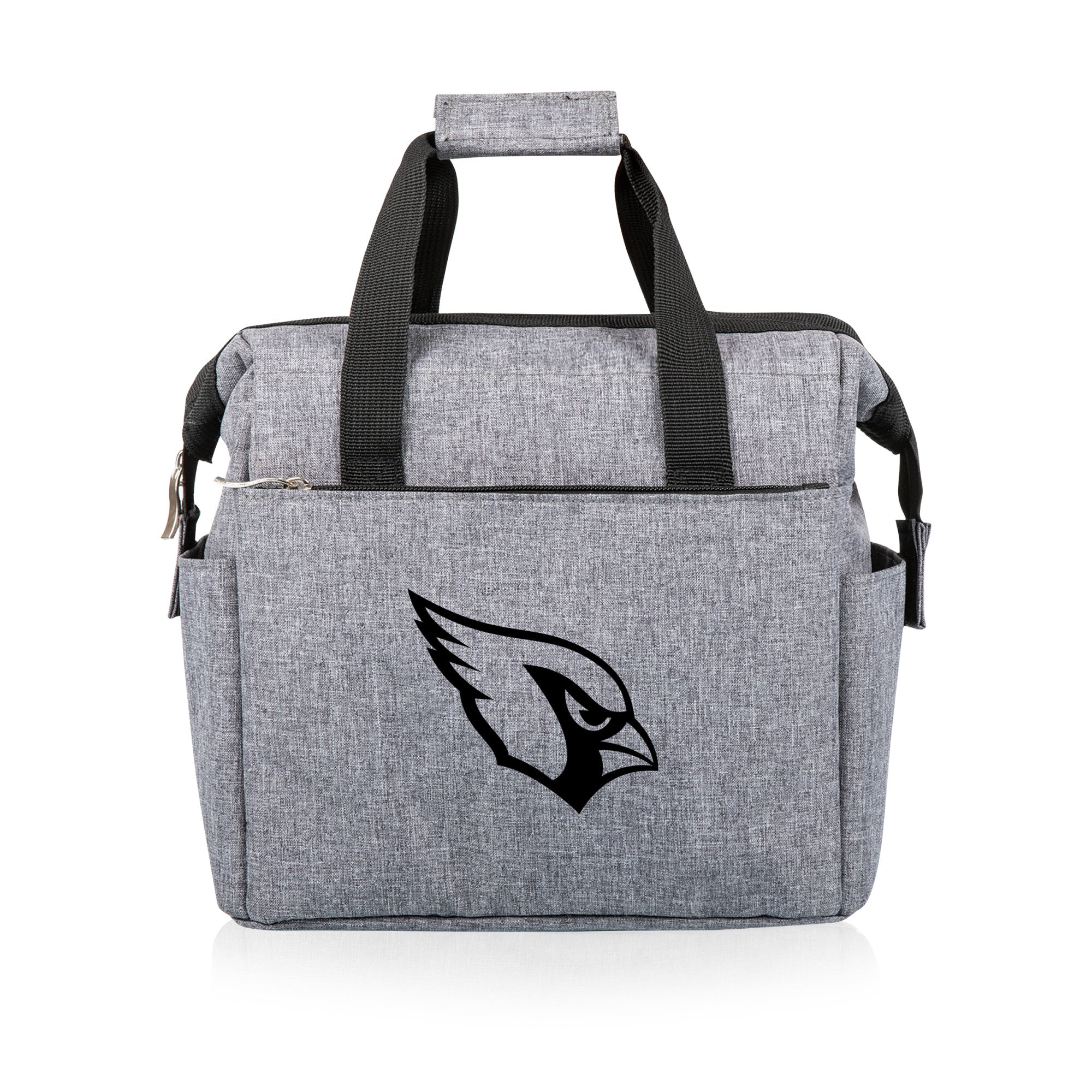 Arizona Cardinals - On The Go Lunch Cooler, (Heathered Gray)