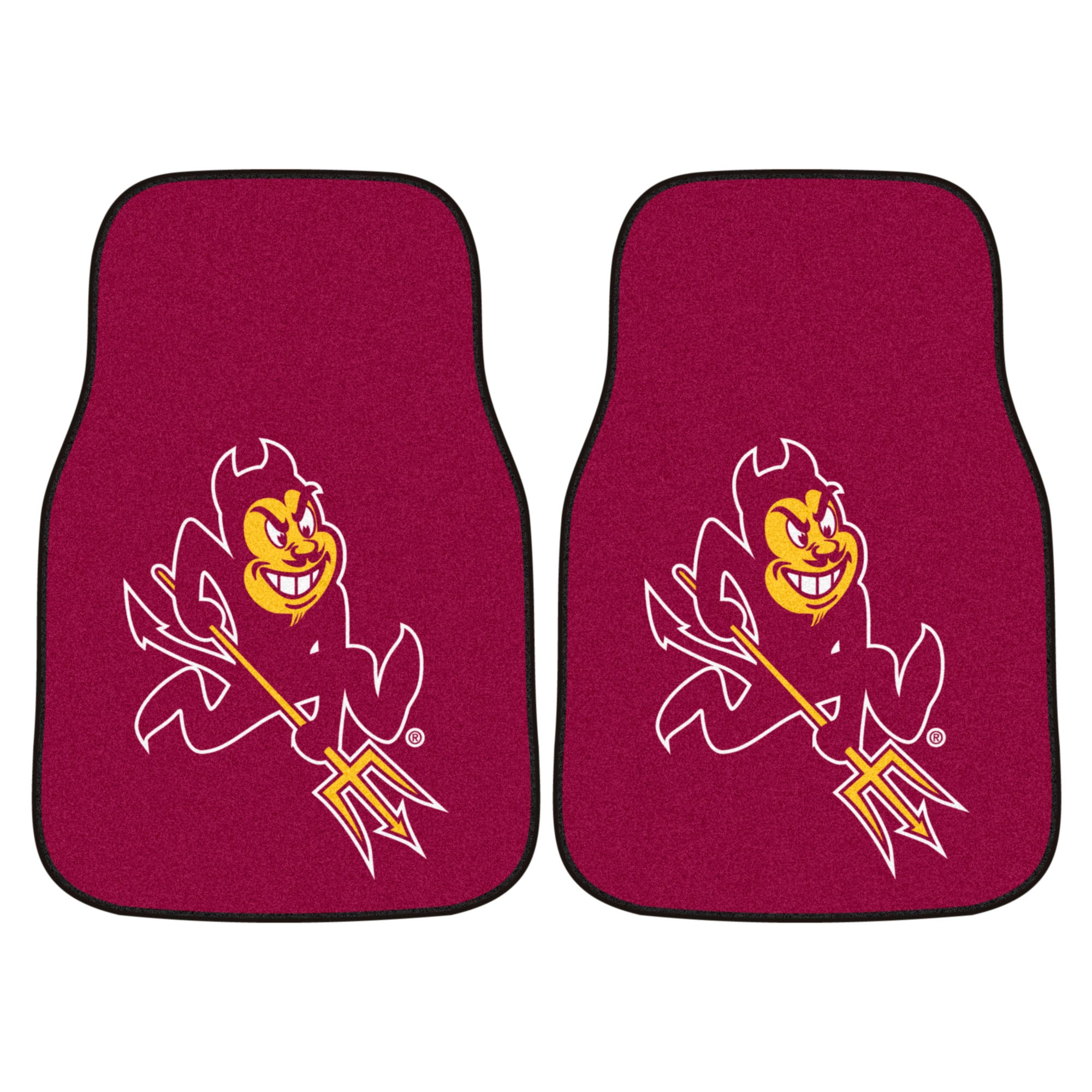 Arizona State University 2-pc Carpet Car Mat Set