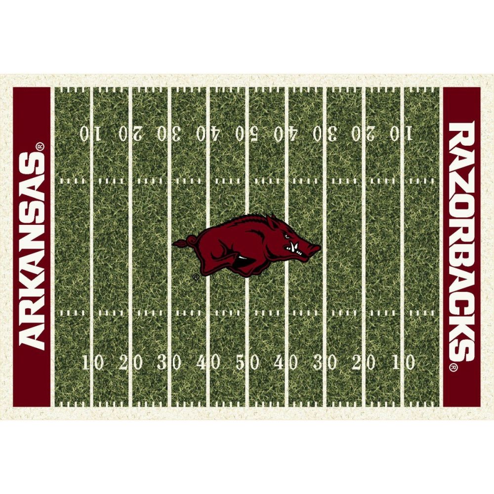 University Of Arkansas 8x11 Homefield Rug