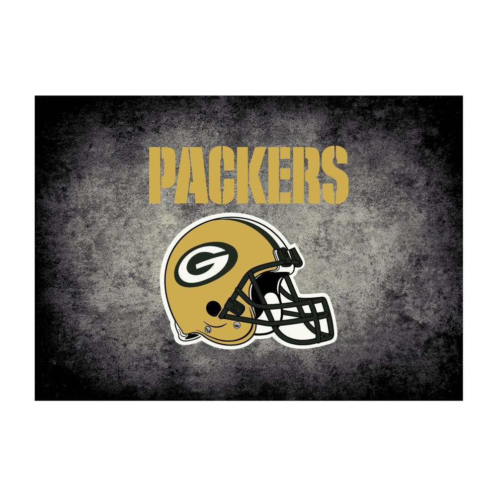 Green Bay Packers 6'x8' Distressed Rug