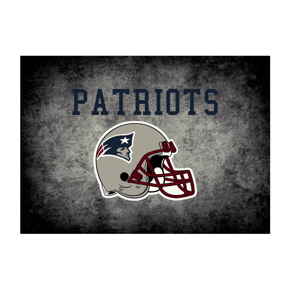 NEW ENGLAND PATRIOTS 6' X 8' DISTRESSED RUG